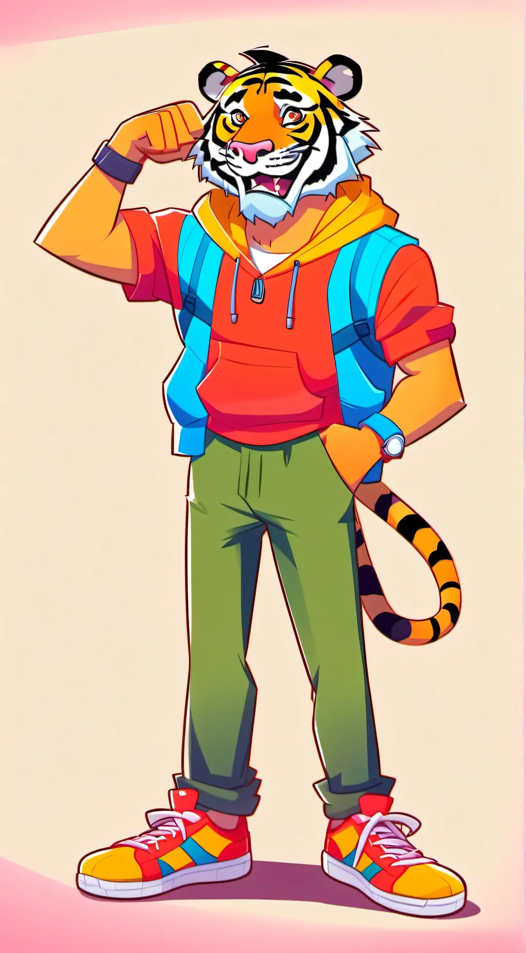 ai character: Naoto Kondo  background