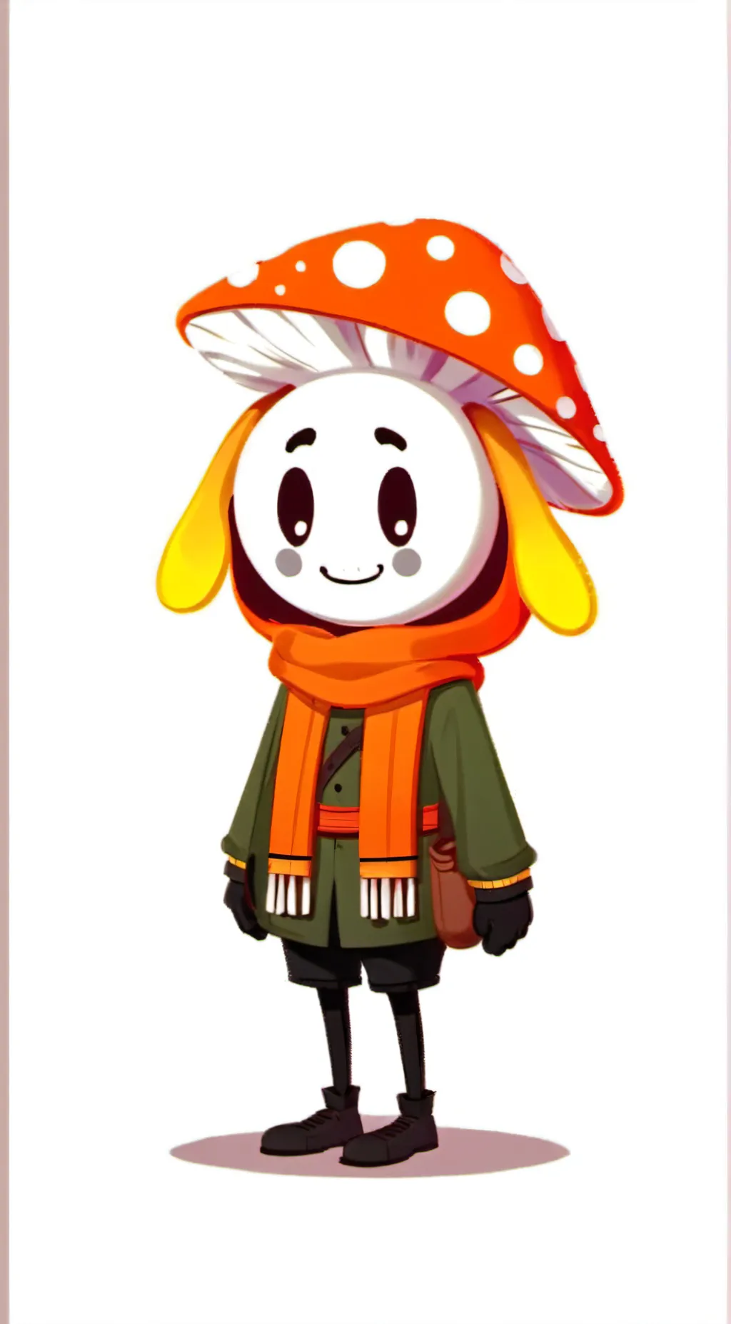 ai character: Mushy background