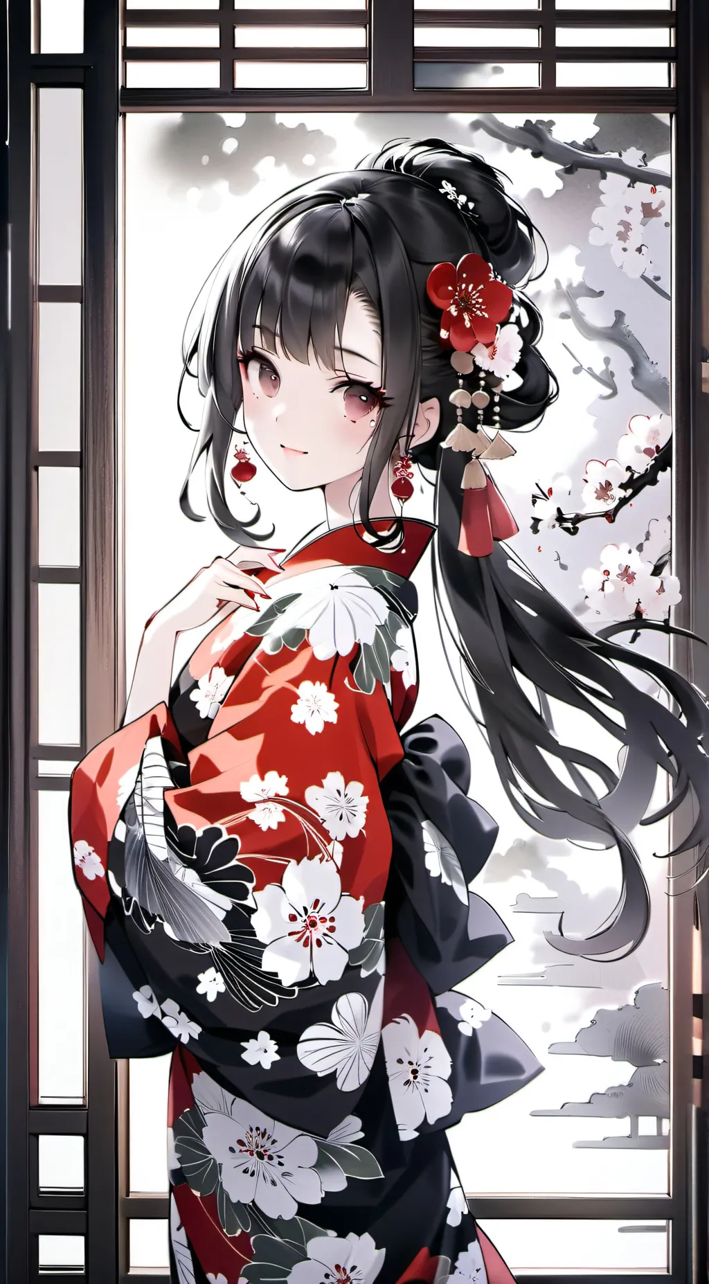 ai character: Scarlet  background