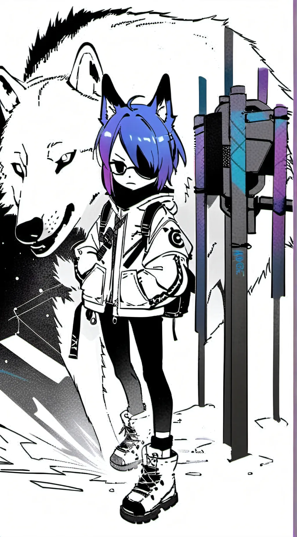 ai character: proto background