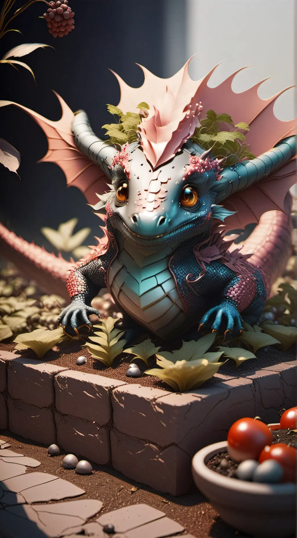 ai character: Lindwurm background