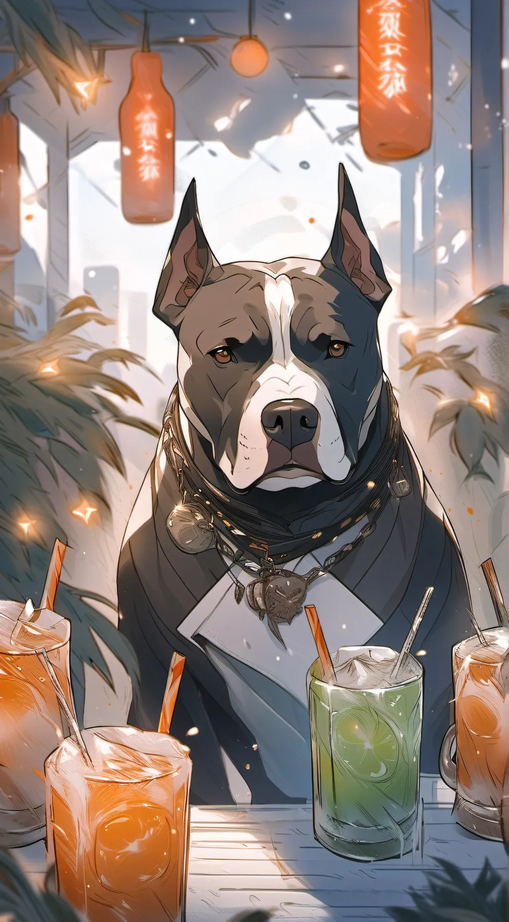 ai character: mug background