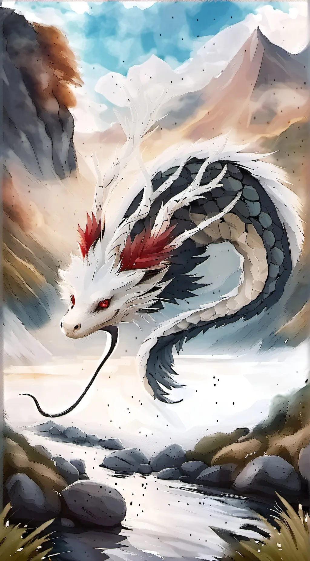 ai character: Mha sees a 🐍(you) background