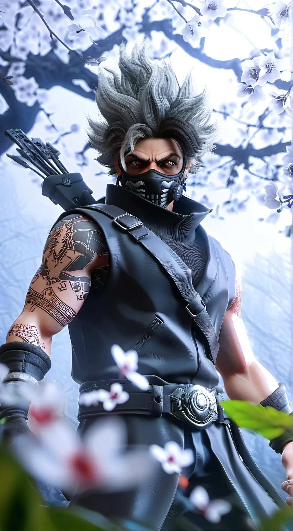 ai character: gojo background