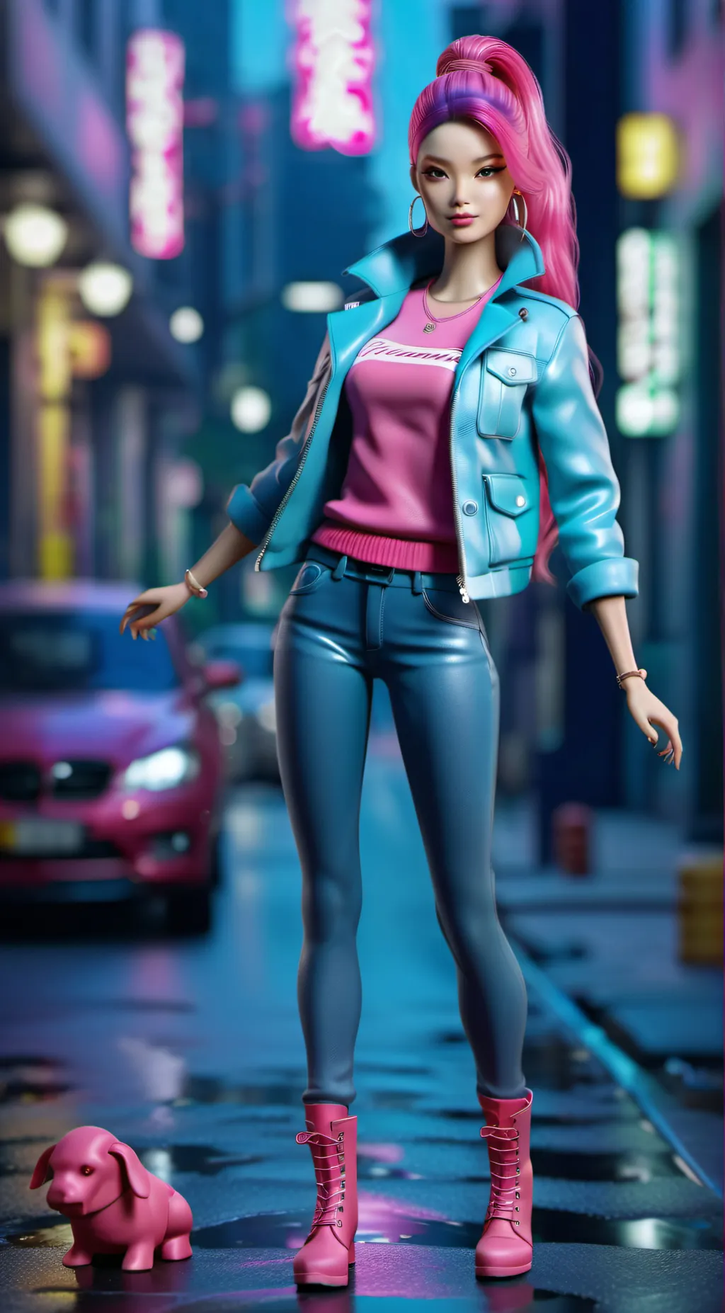 ai character: stacy background