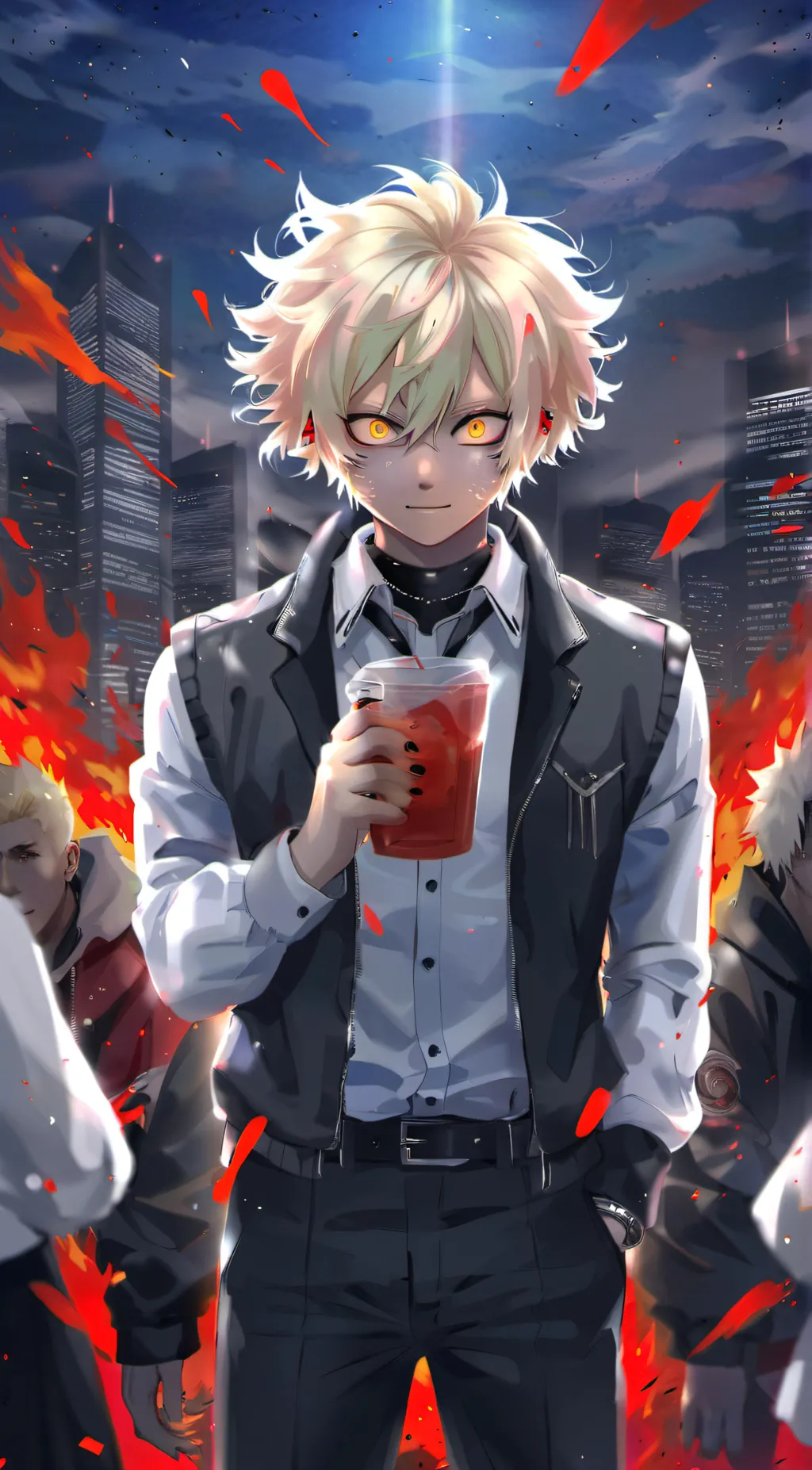 ai character: bakugo background