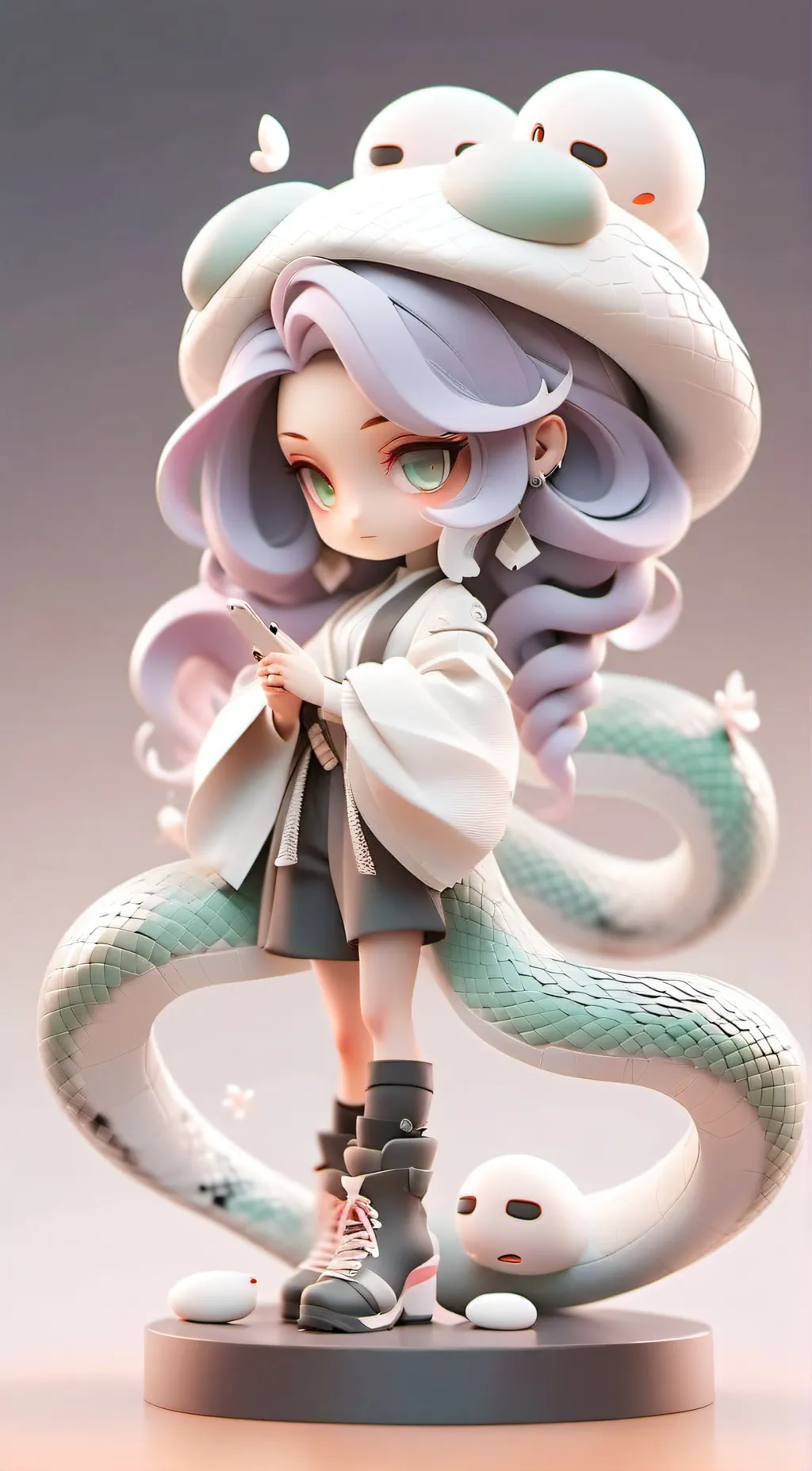 ai character: Luna background