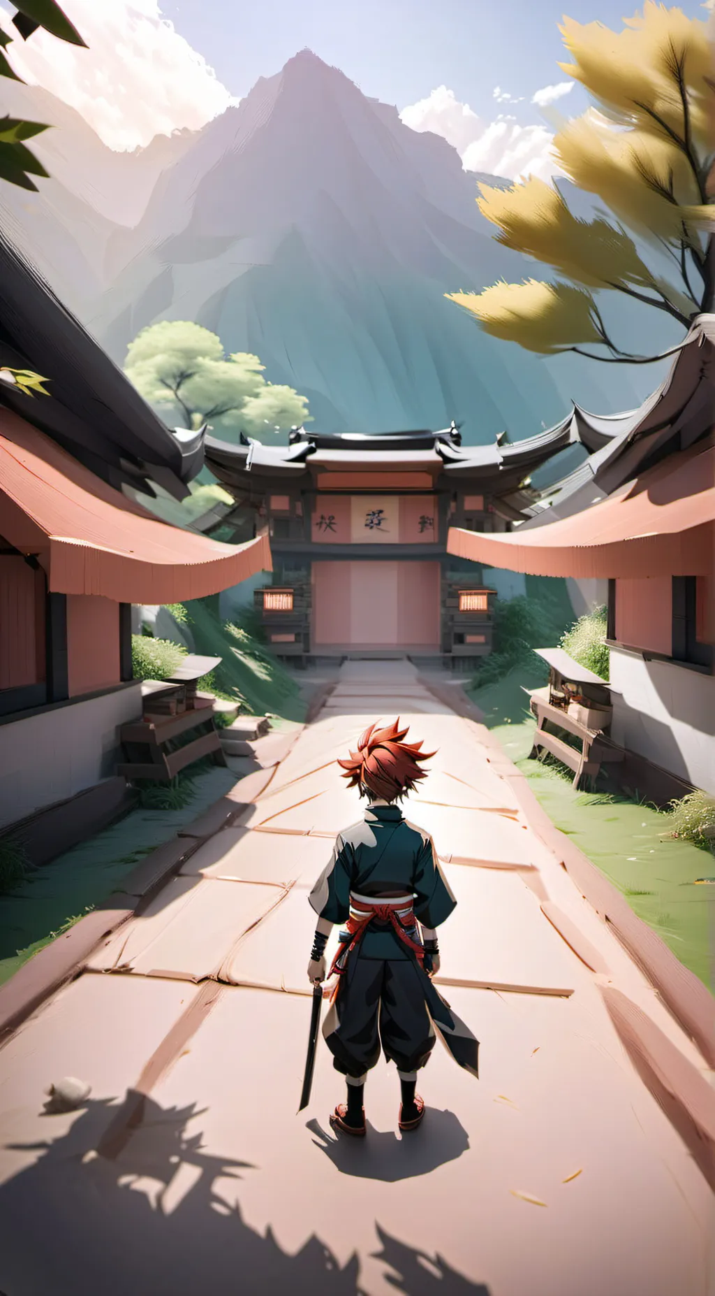 ai character: dragon slayer background