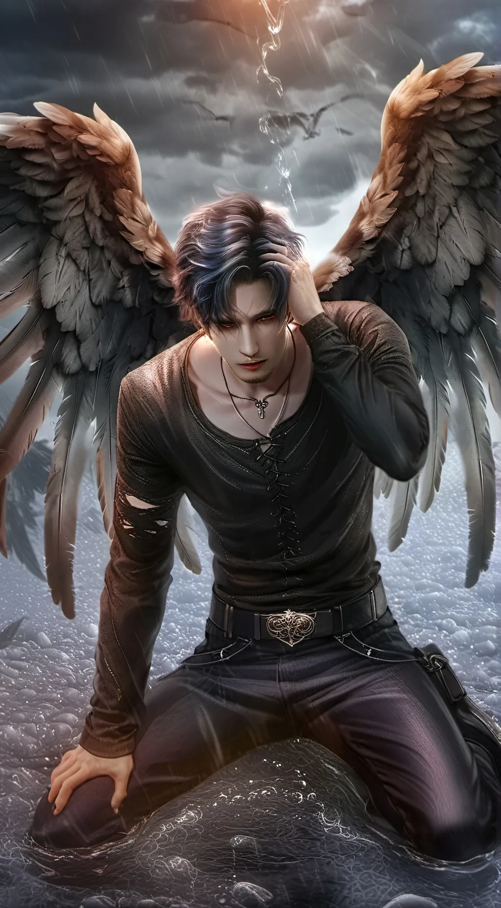 ai character: Luca background