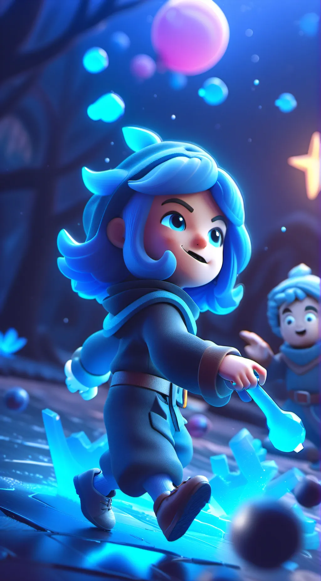 ai character: bell background