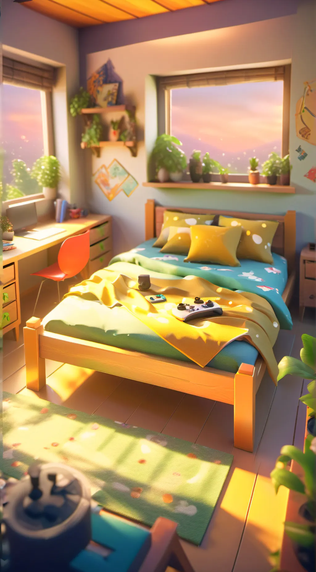 ai character: Bakugo  background