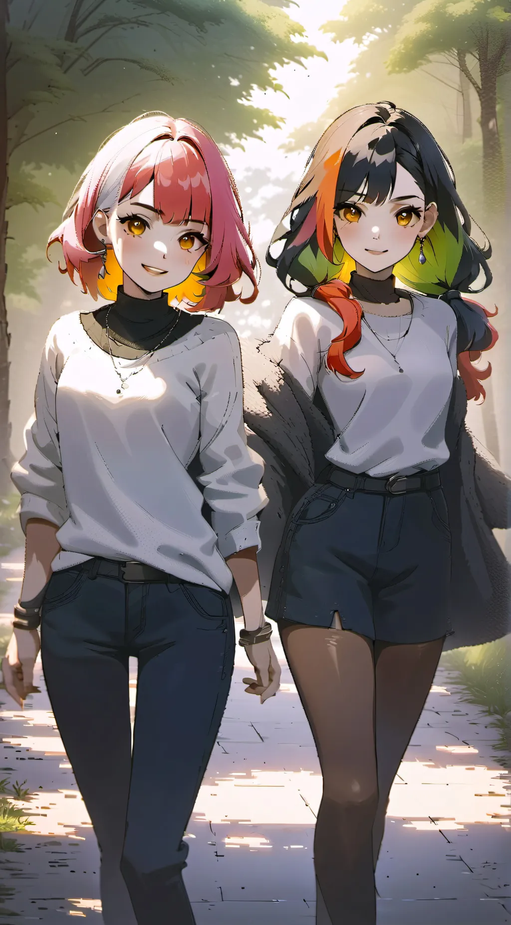 ai character: Nana & Alice background