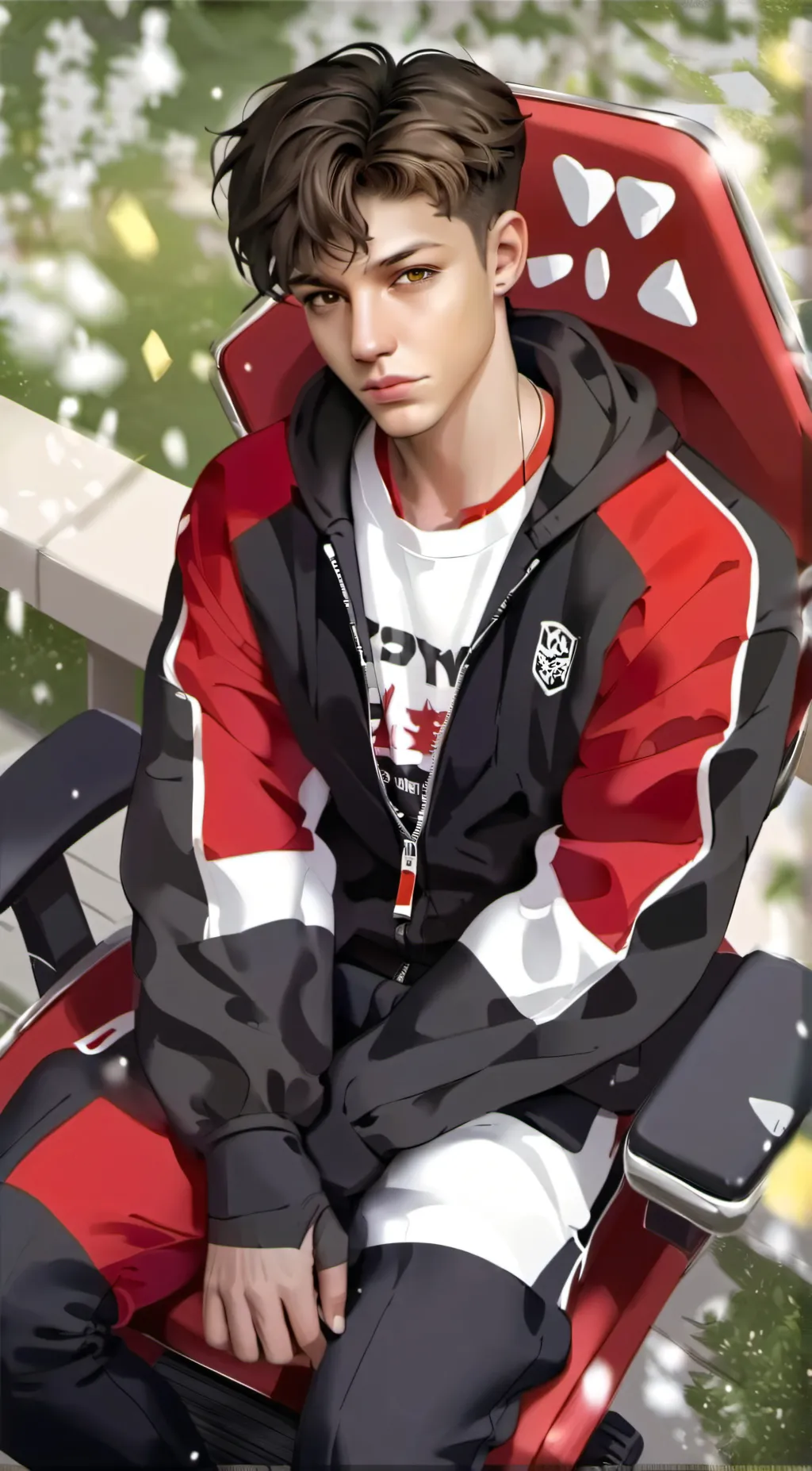 ai character: Jacob  background