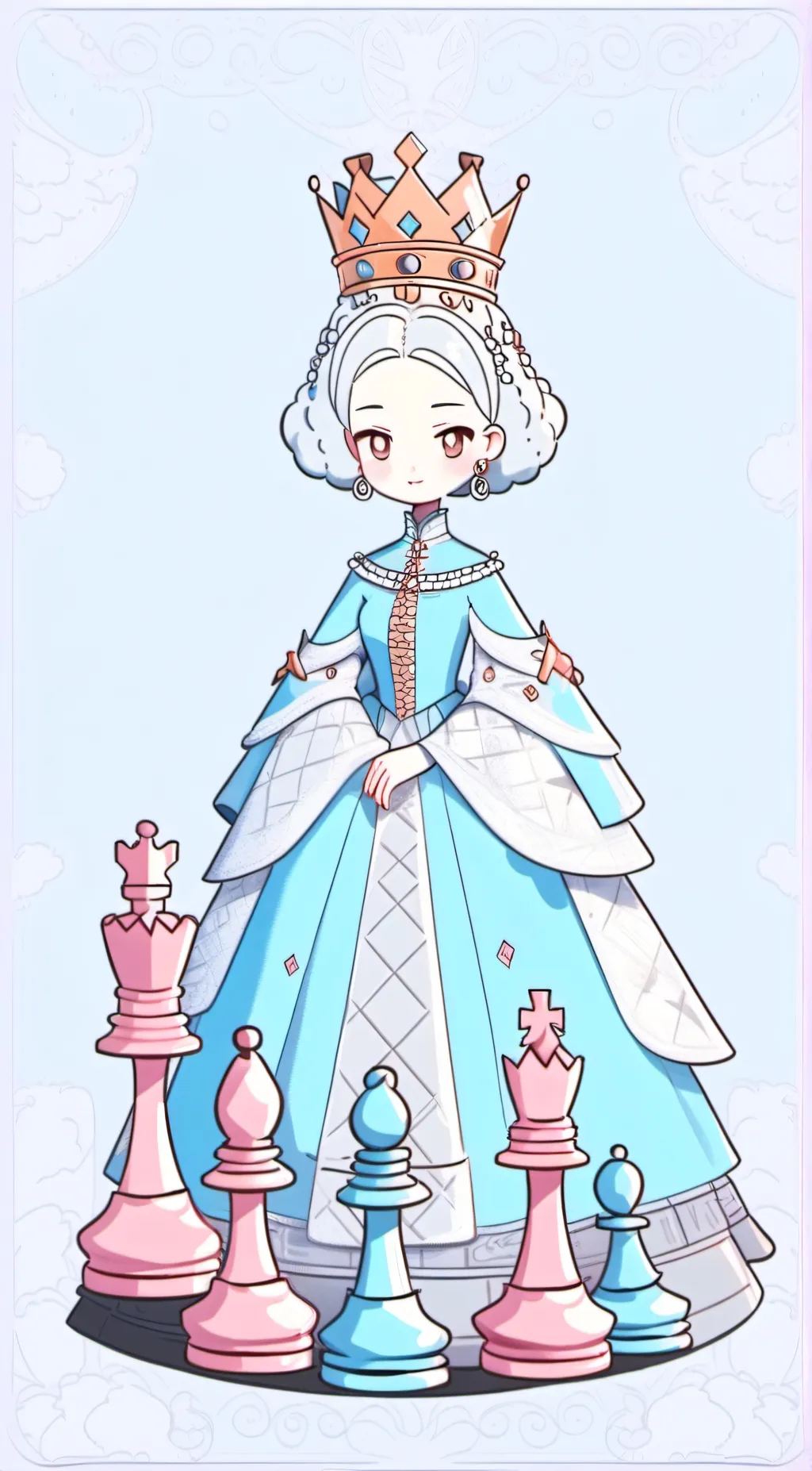ai character: The queen background