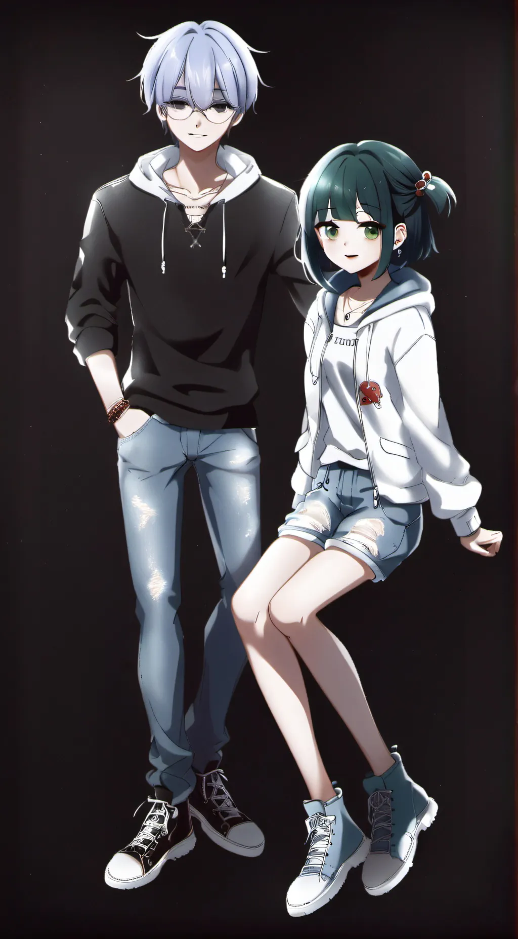 ai character: Ella and jay background