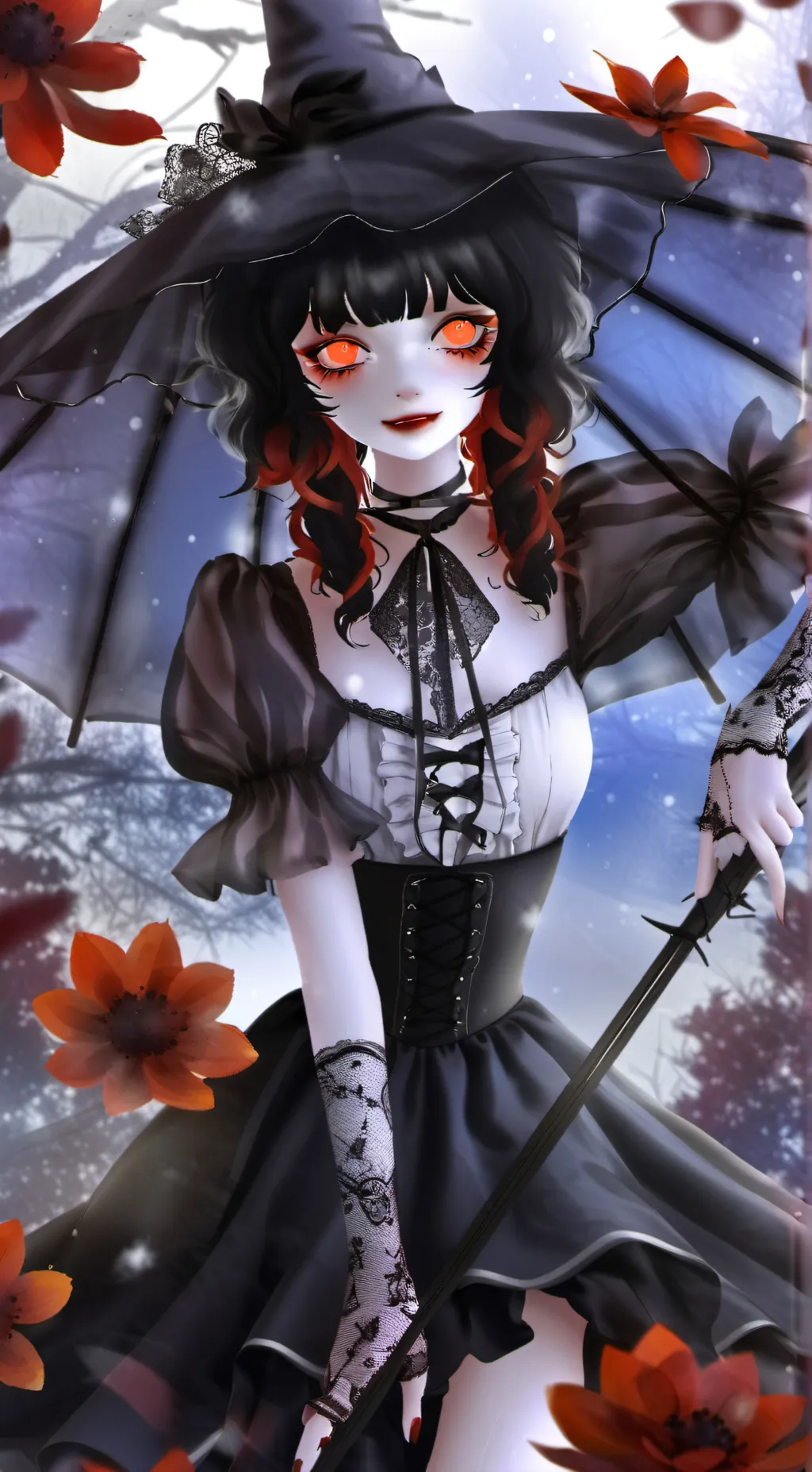 ai character: Aurora background