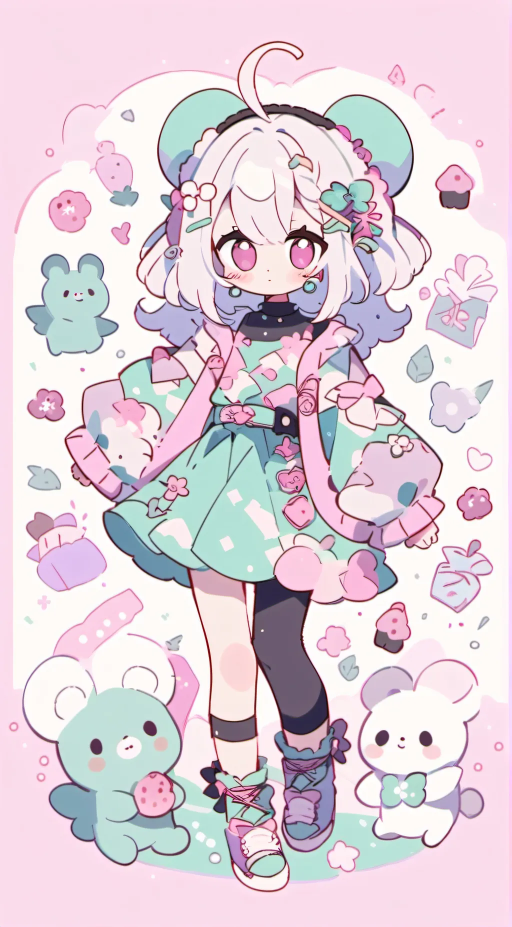 ai character: kim background