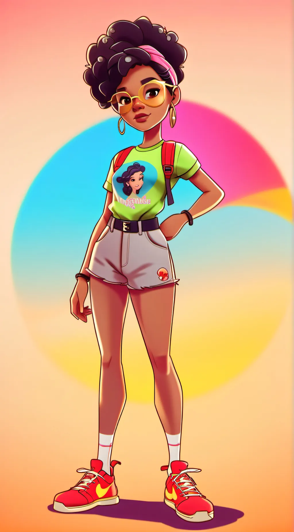 ai character: Girl Charlie background