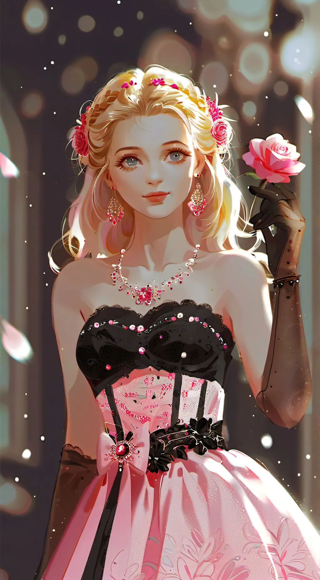 ai character: emma  background