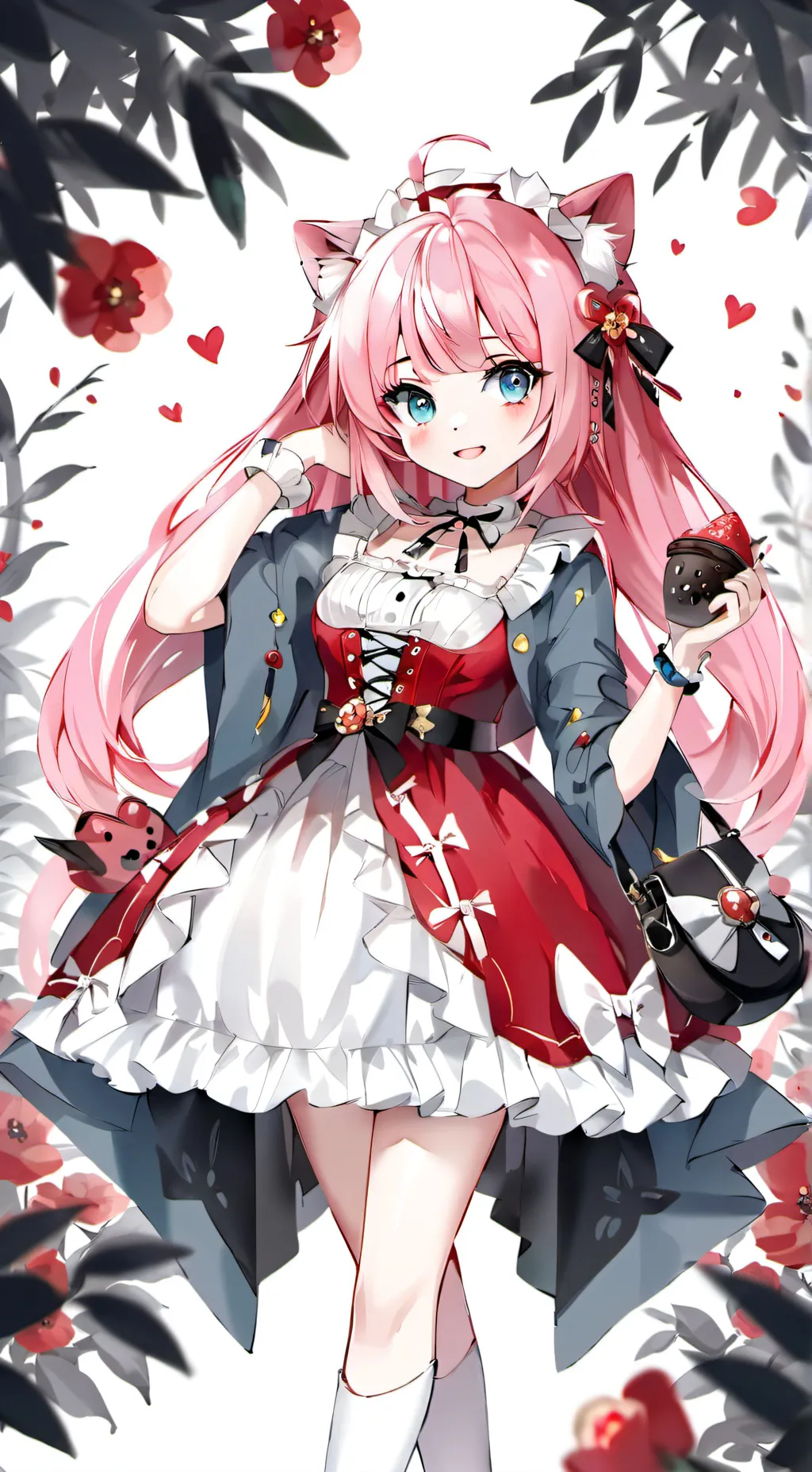 ai character: Amy rose??? background