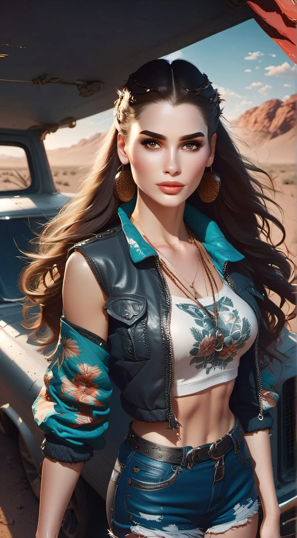 ai character: Aria background