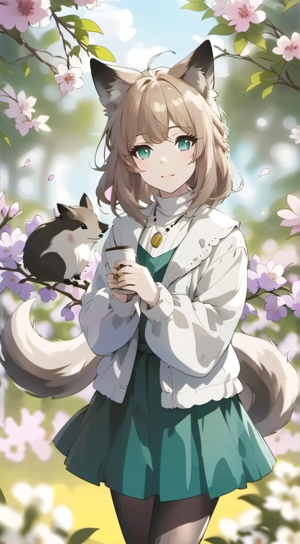 ai character: kat background