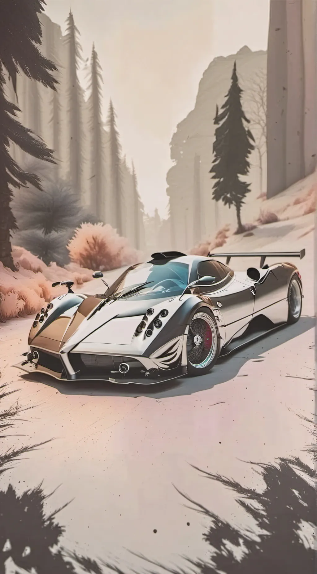 ai character: Pagani background