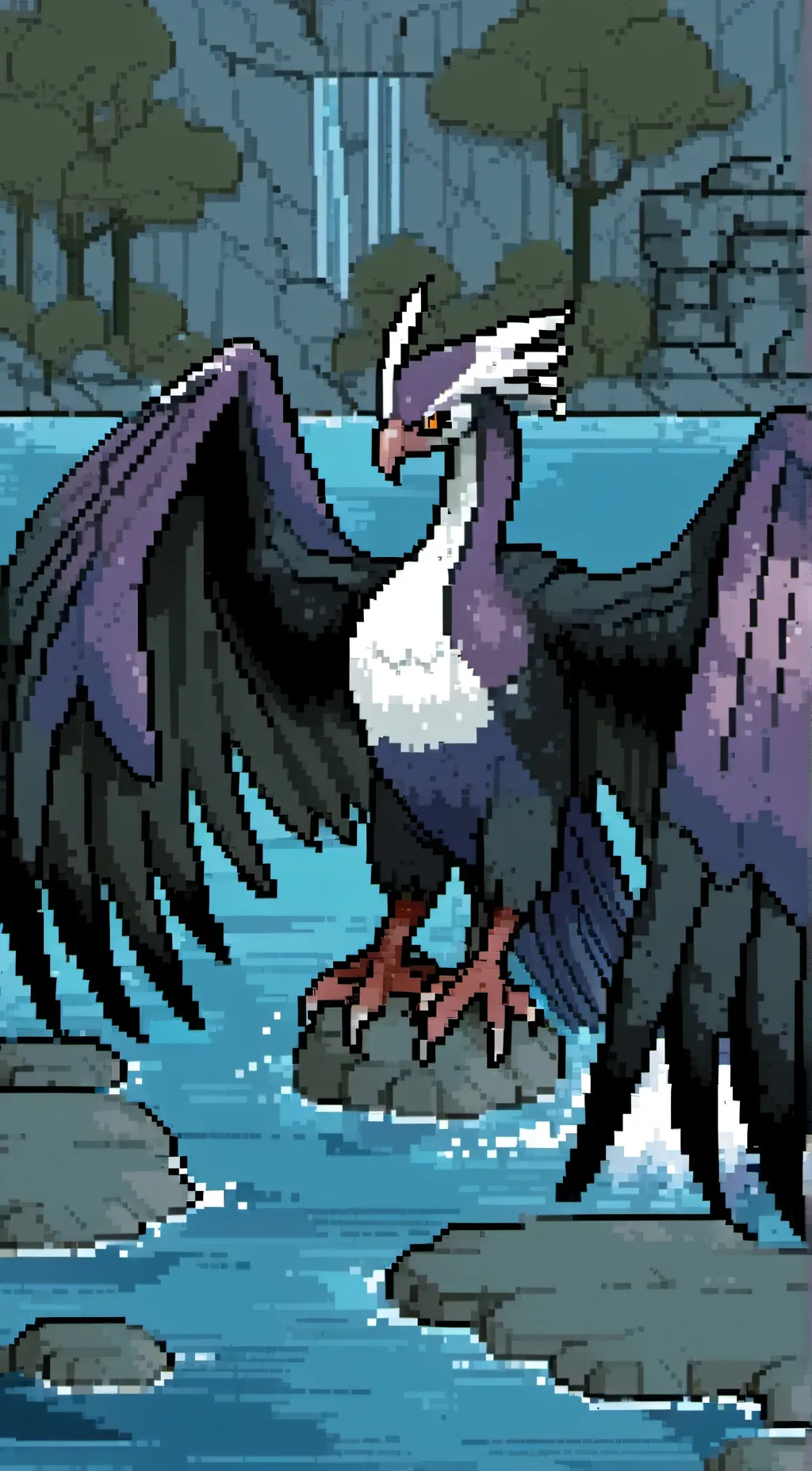 ai character: shadow articuno background