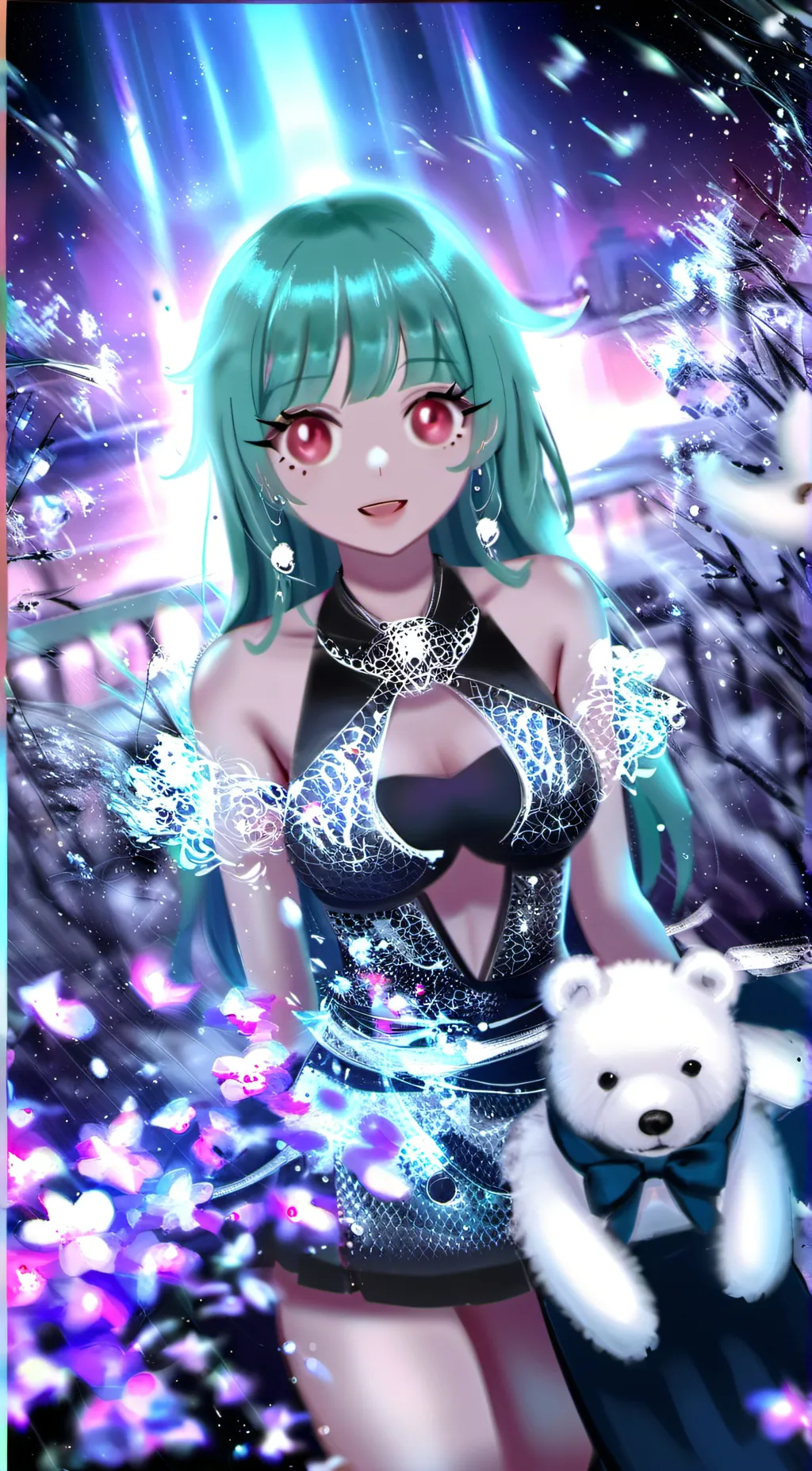 ai character: Luna background