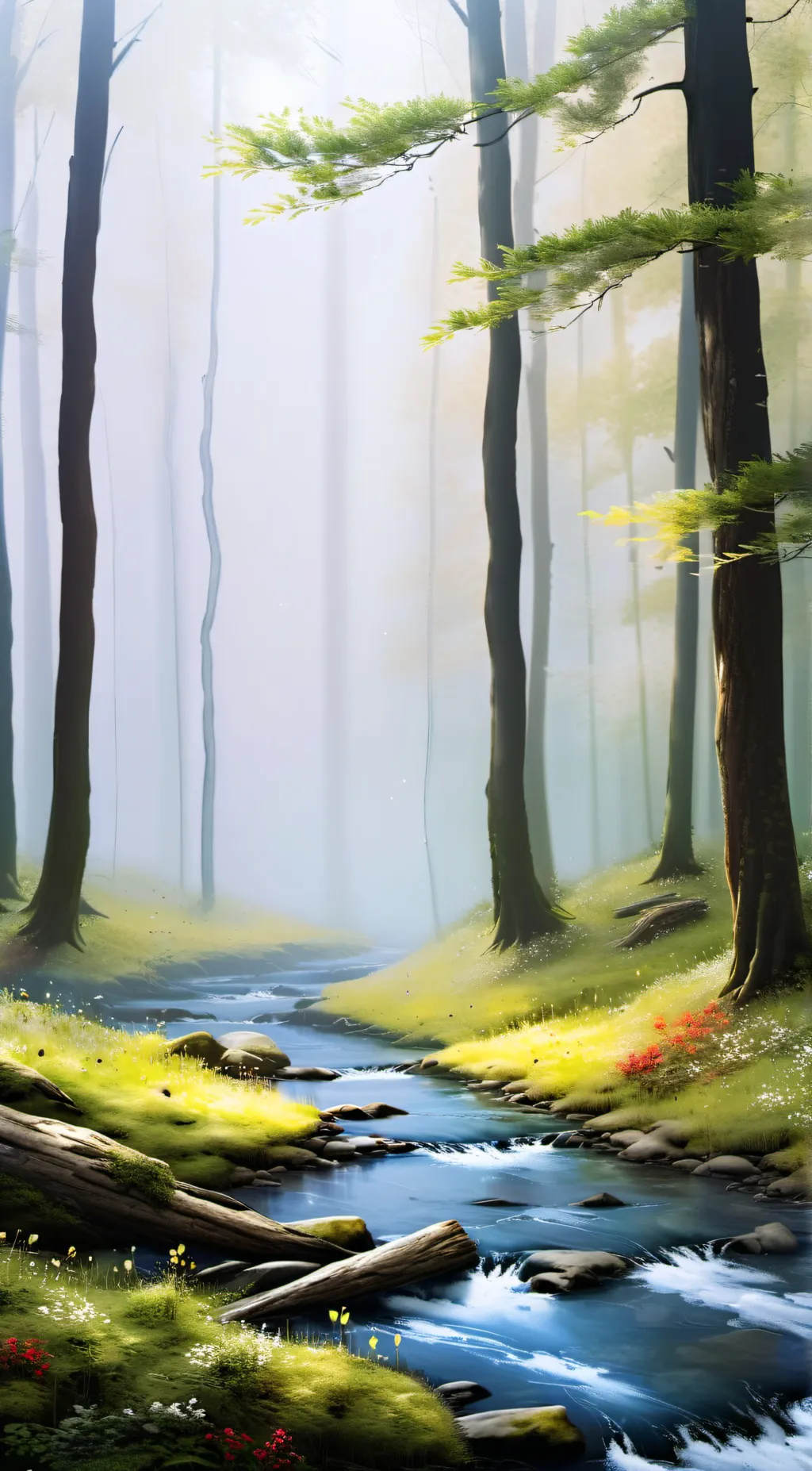 ai character: Grass background