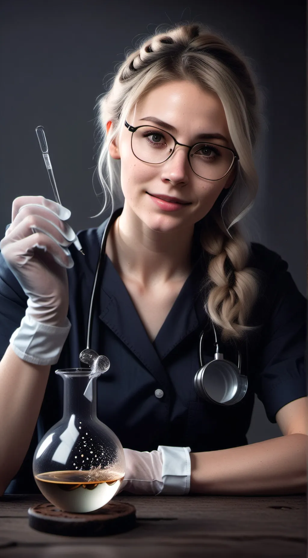 ai character: Dr. Zoe background