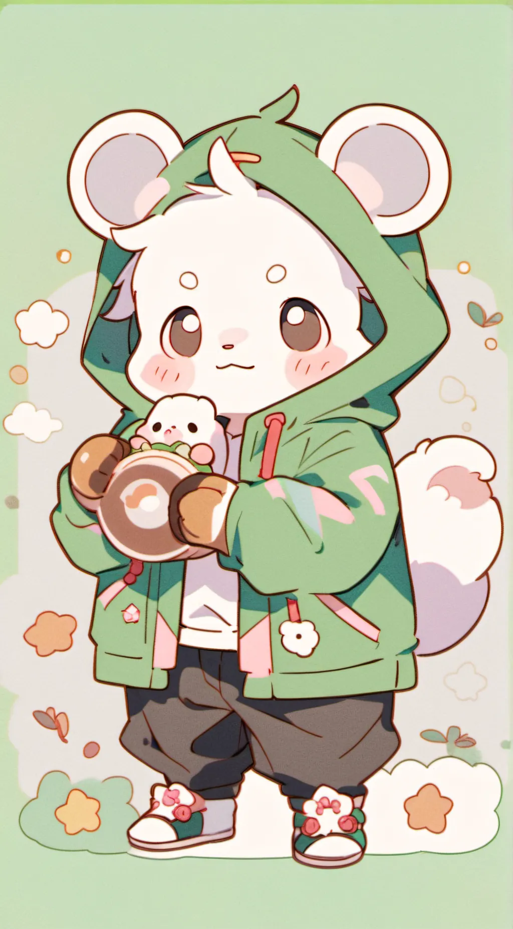 ai character: hammy background