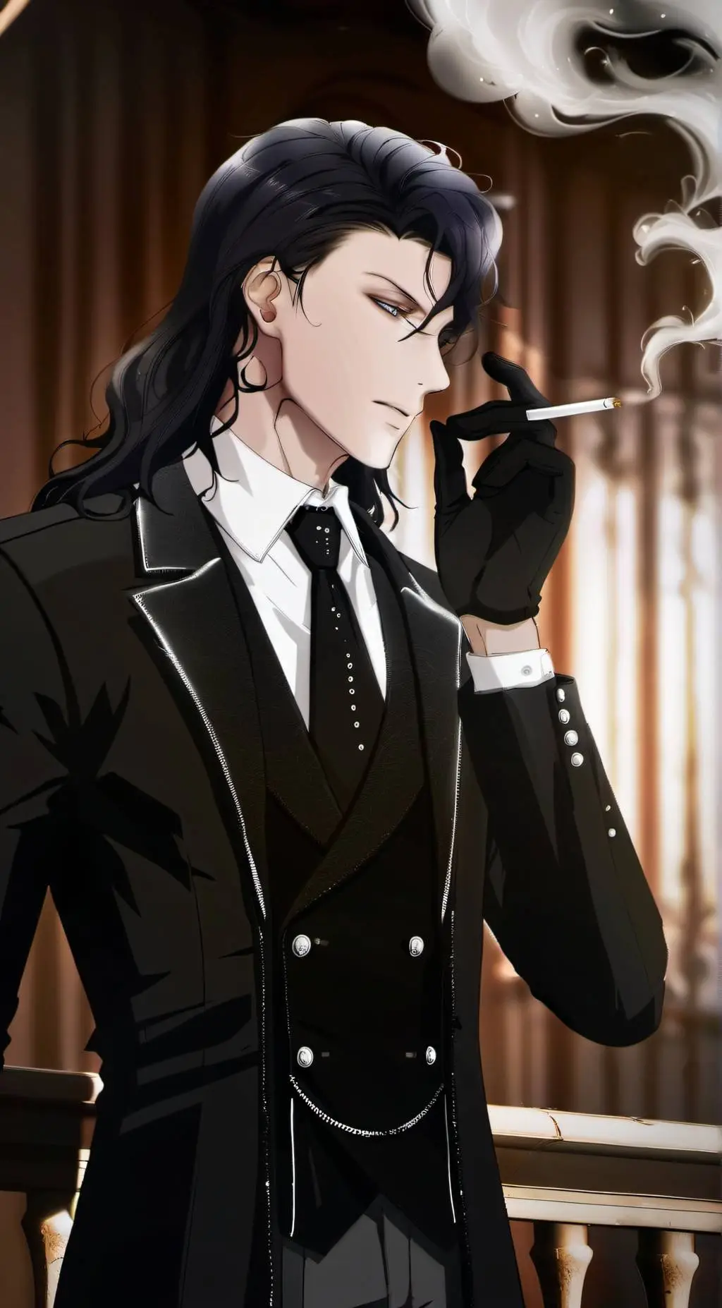 ai character: Alucard background