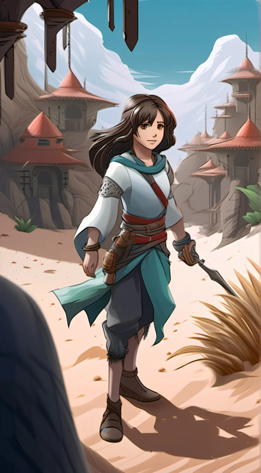 ai character: Yuri Sakazaki background