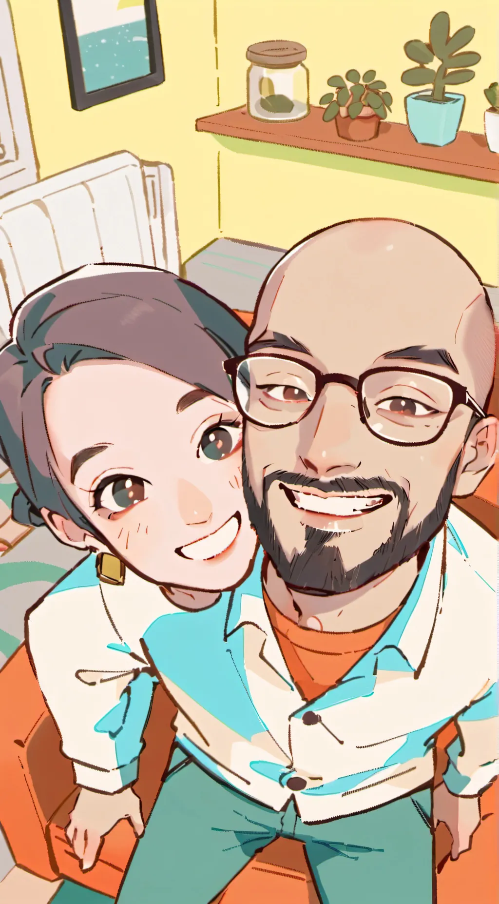 ai character: Mike and Theresa background