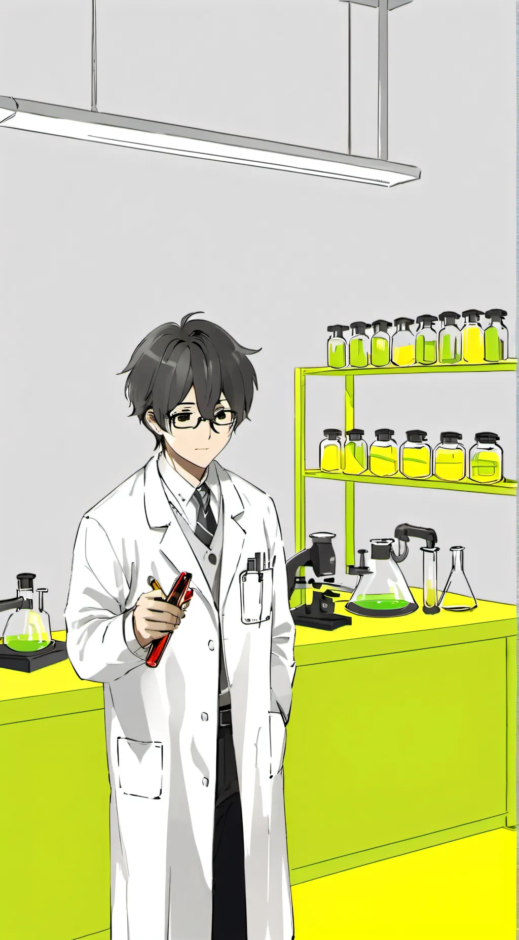 ai character: the lab background