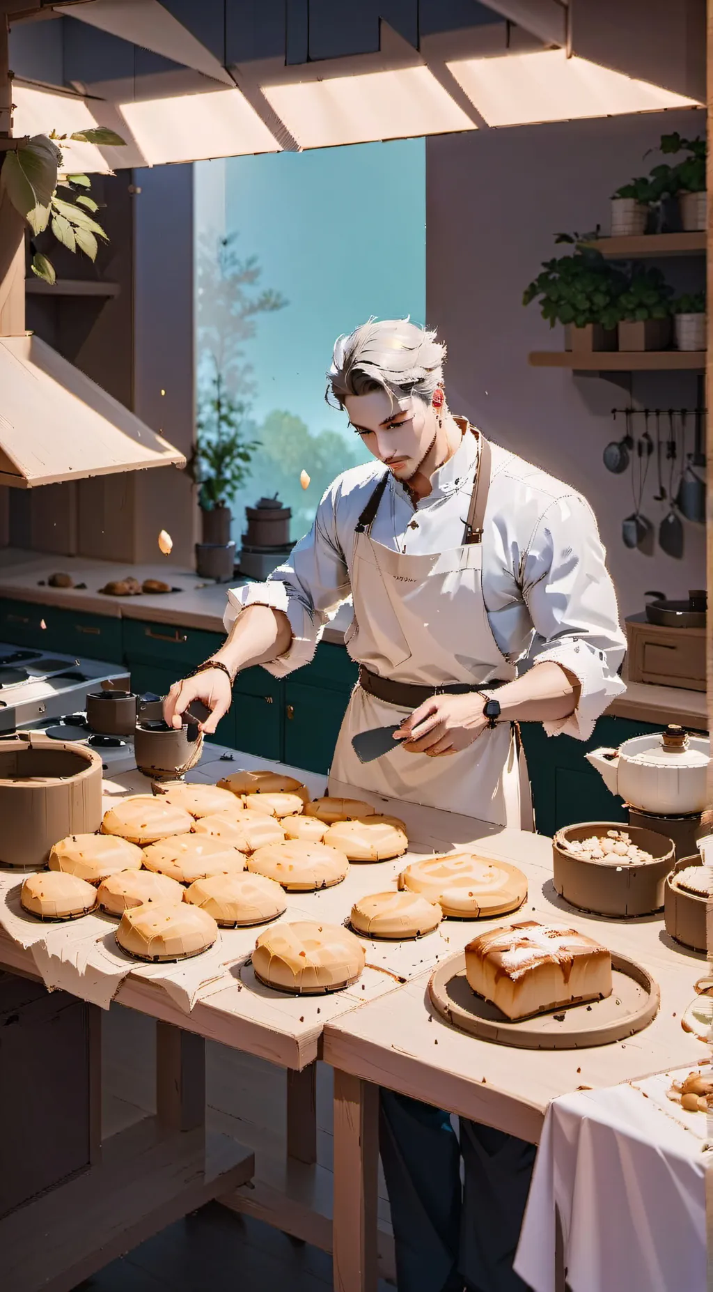 ai character: Sasha McGregor  background