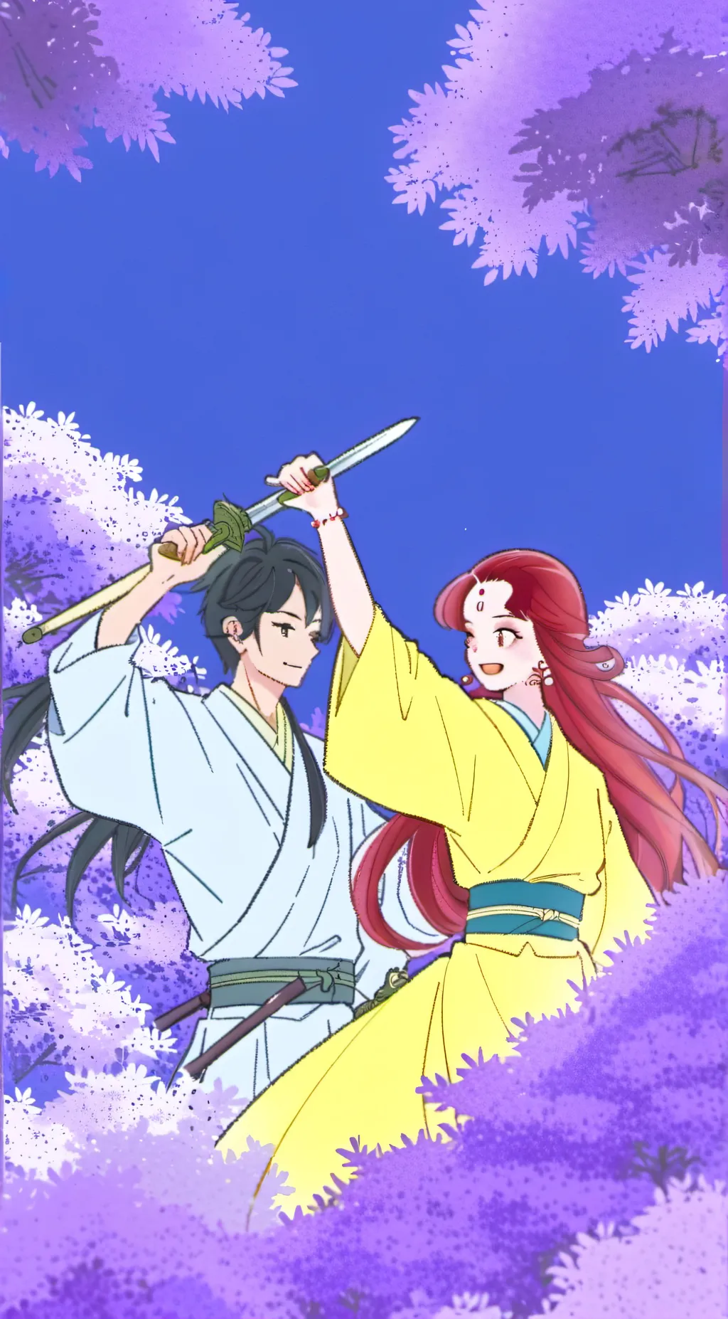 ai character: yoriichi  background