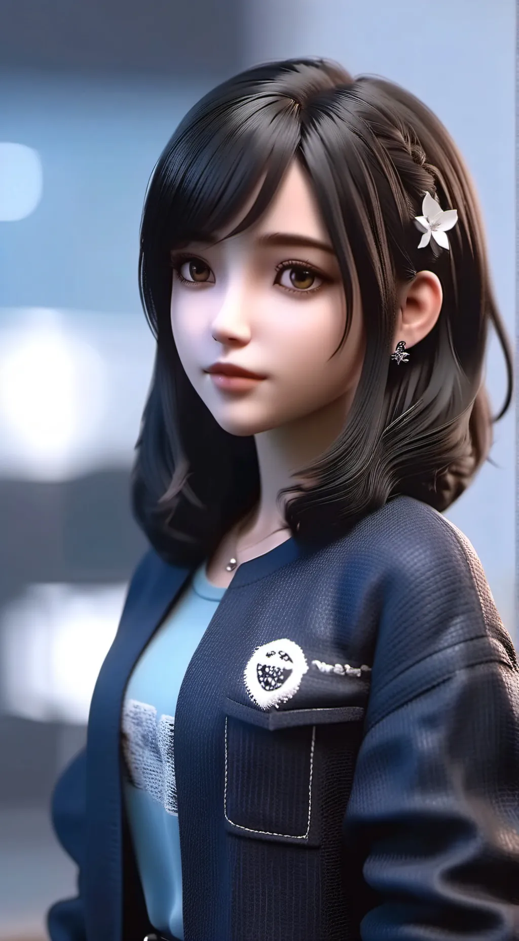 ai character: Lilly background