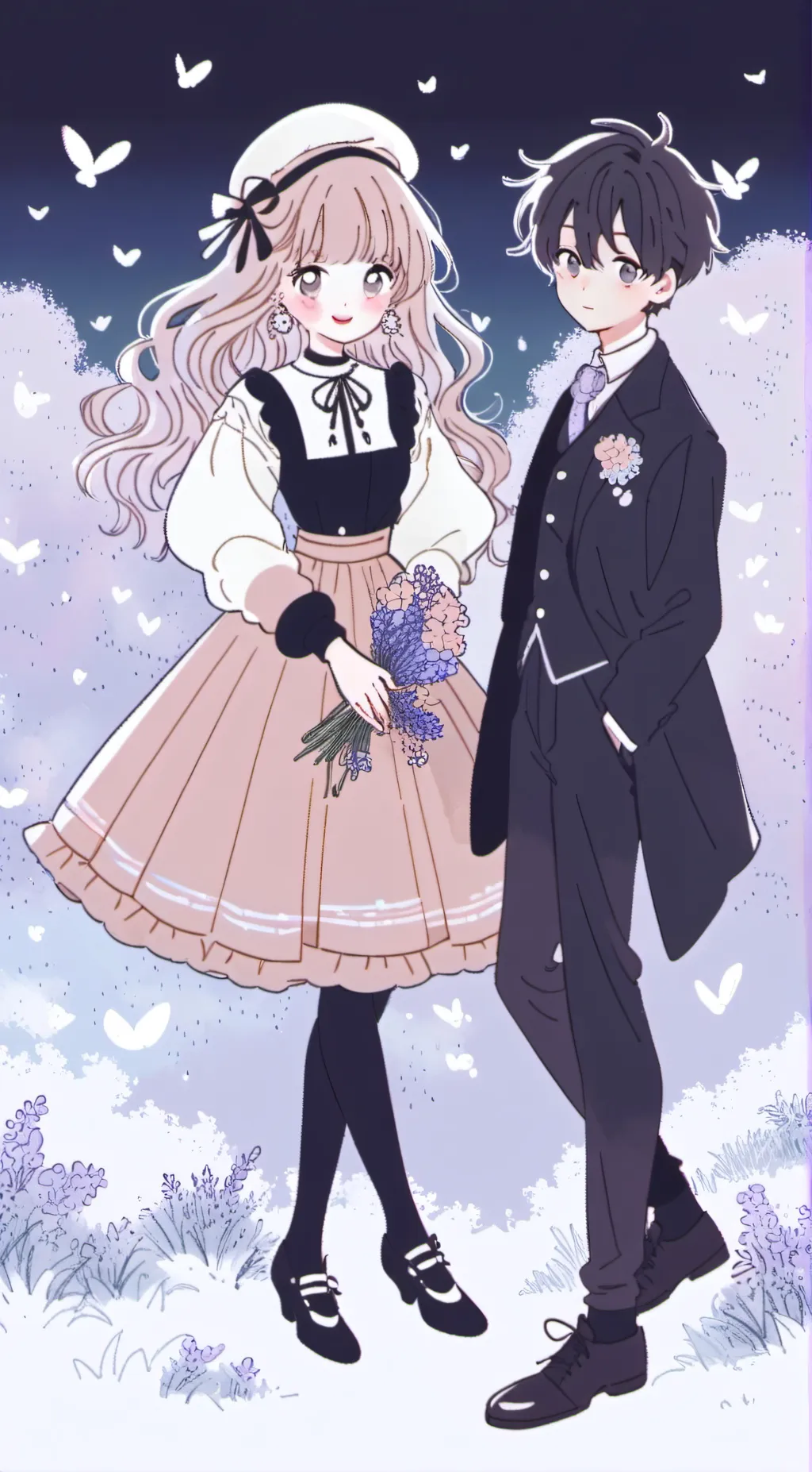 ai character: Lisa & Michael background