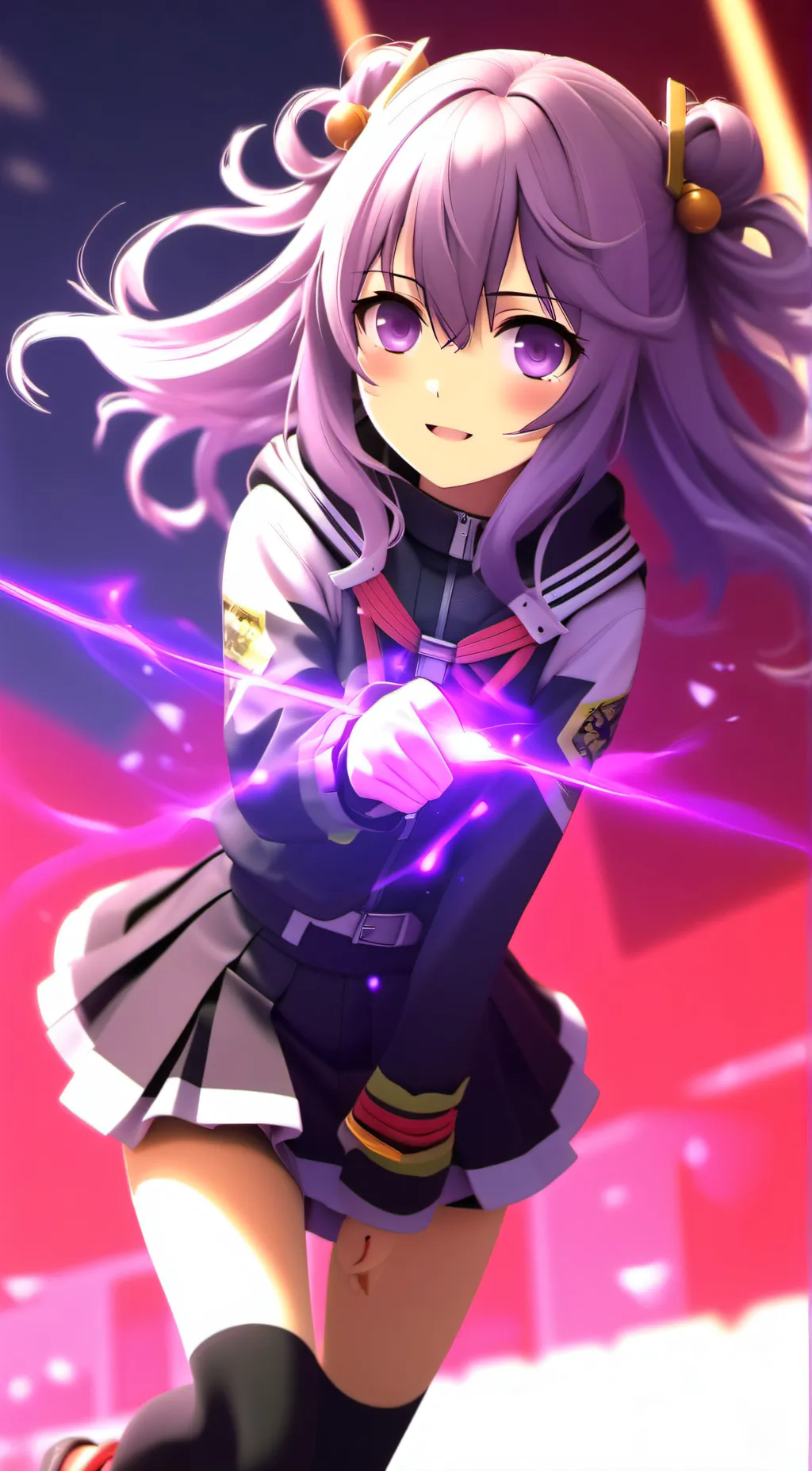 ai character: shinoa hiragi background