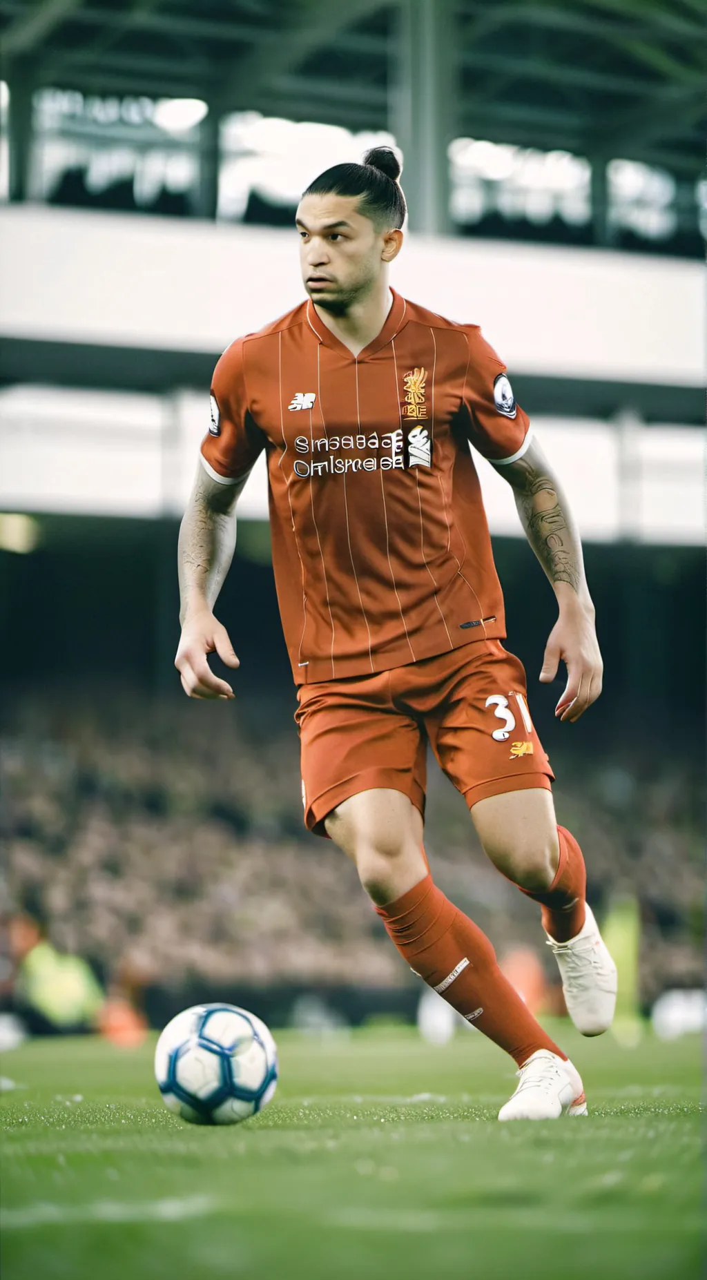 ai character: Darwin Nunez  background