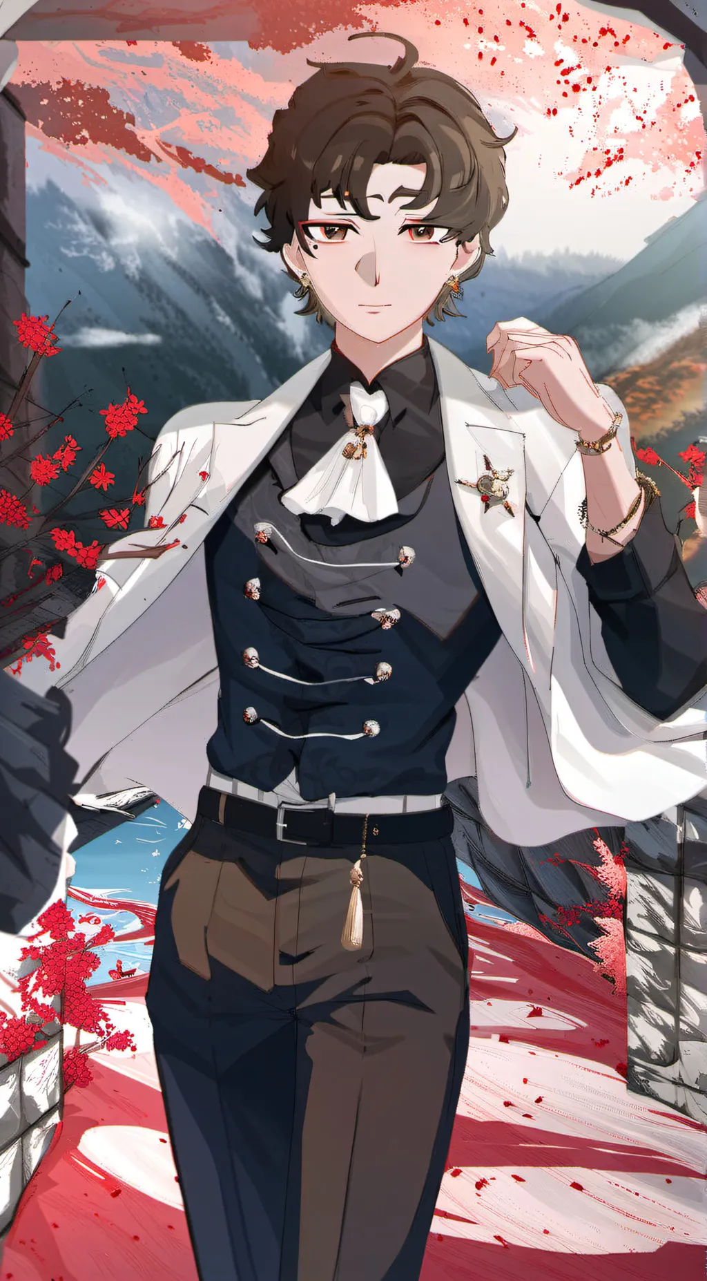 ai character: Santiago background