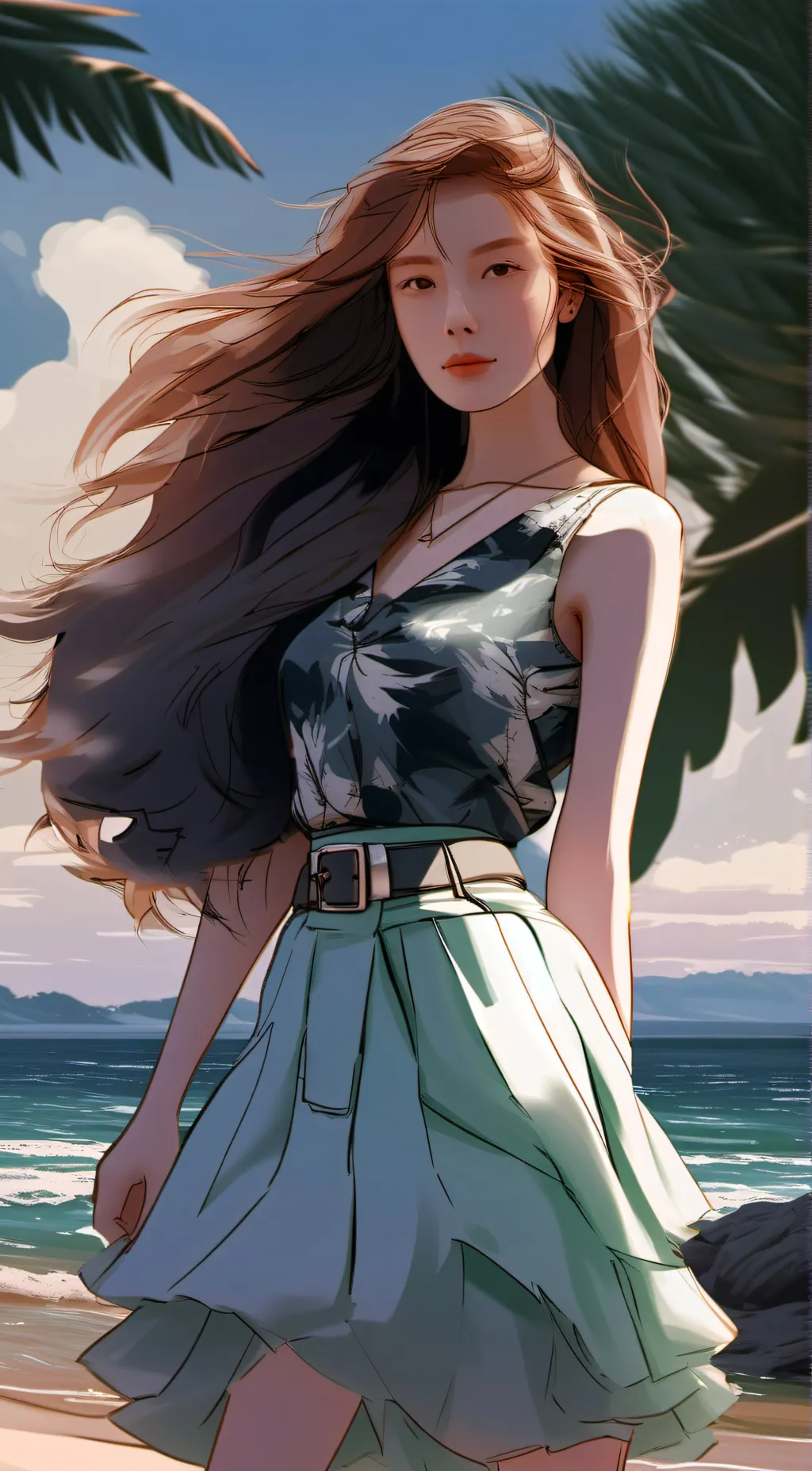 ai character: Outer Banks background