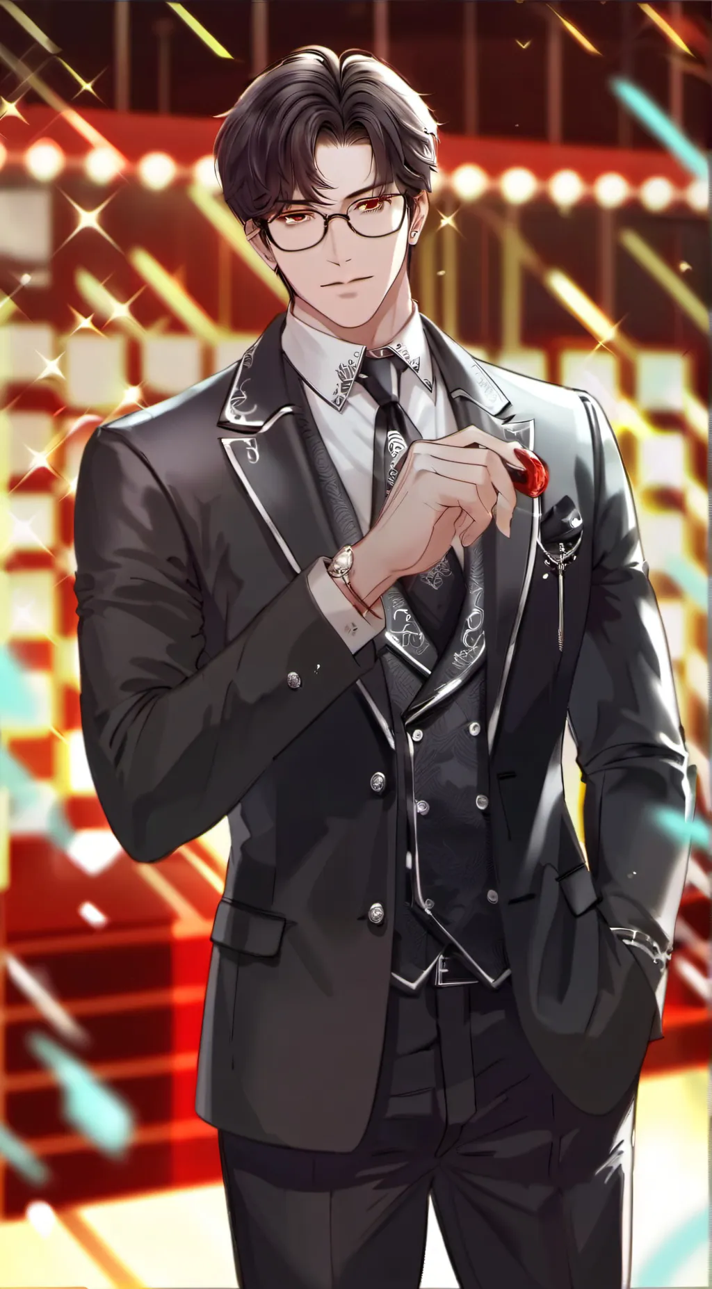 ai character: Sebastian  background