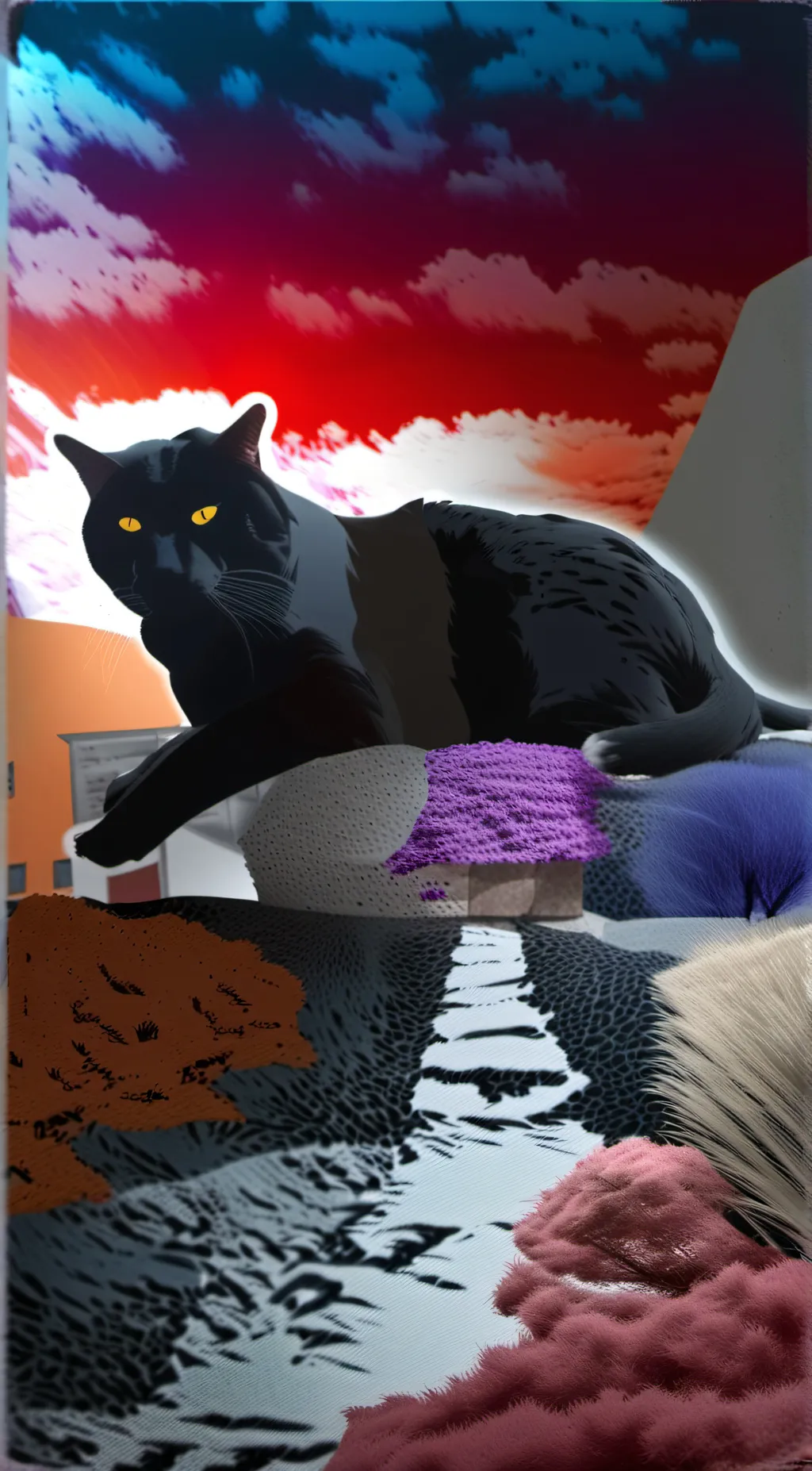 ai character: cat nap background