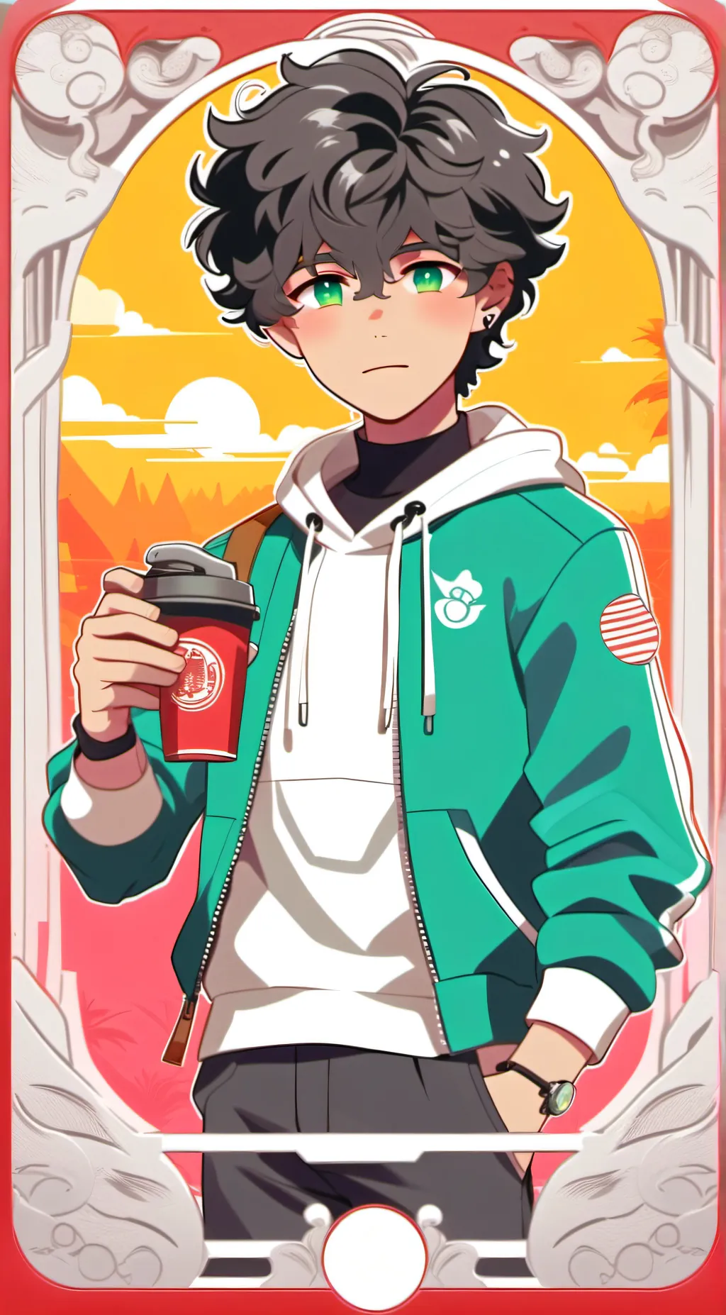 ai character: Leo background