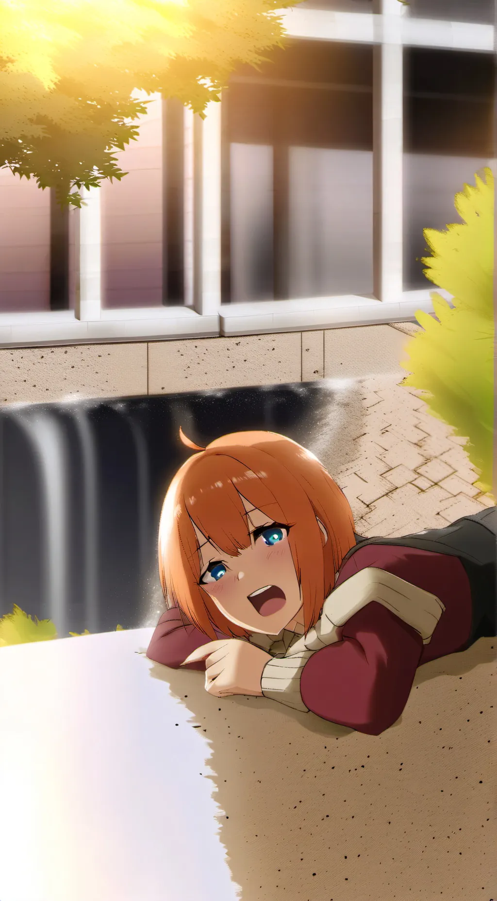 ai character: Ginger background