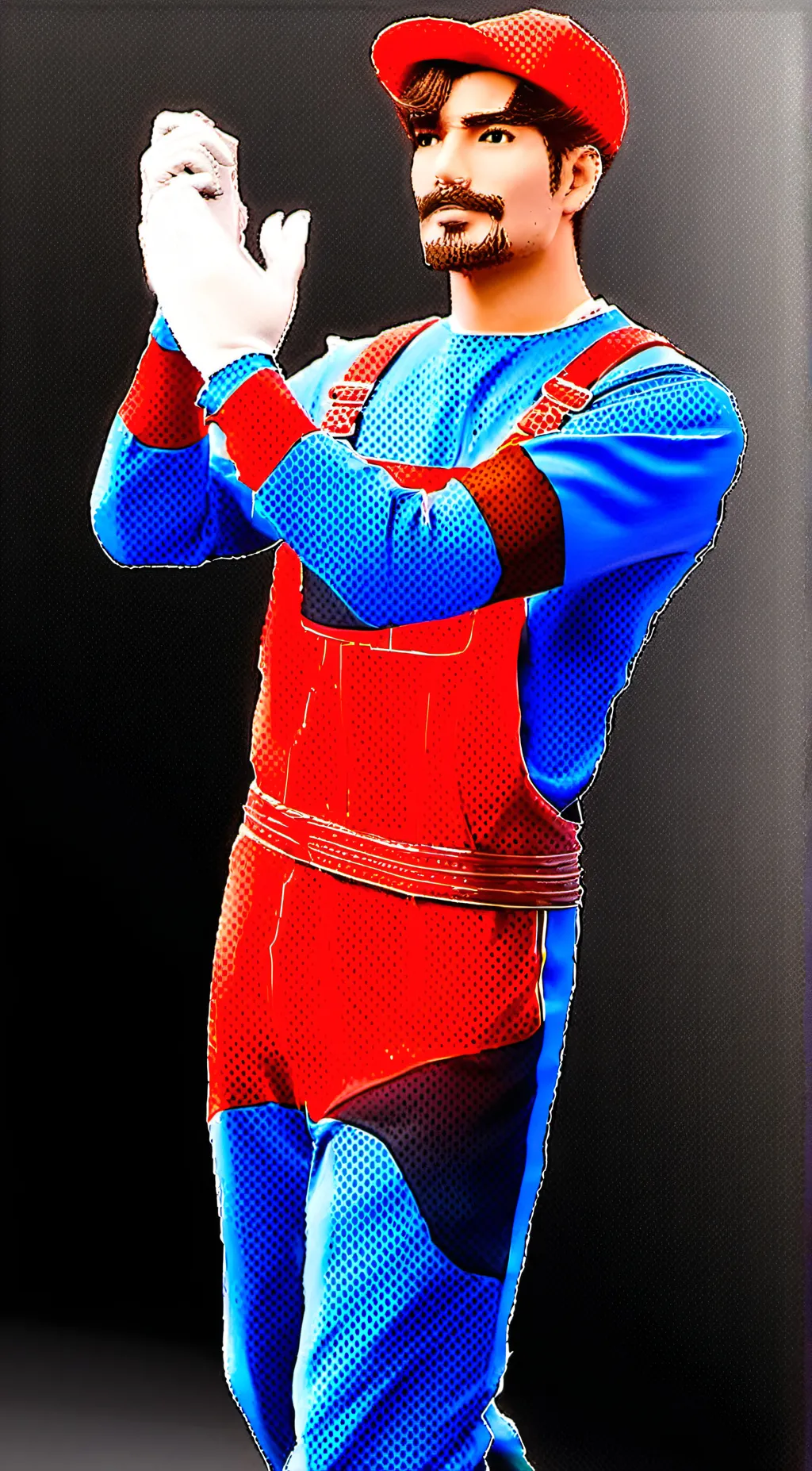 ai character: Mario background