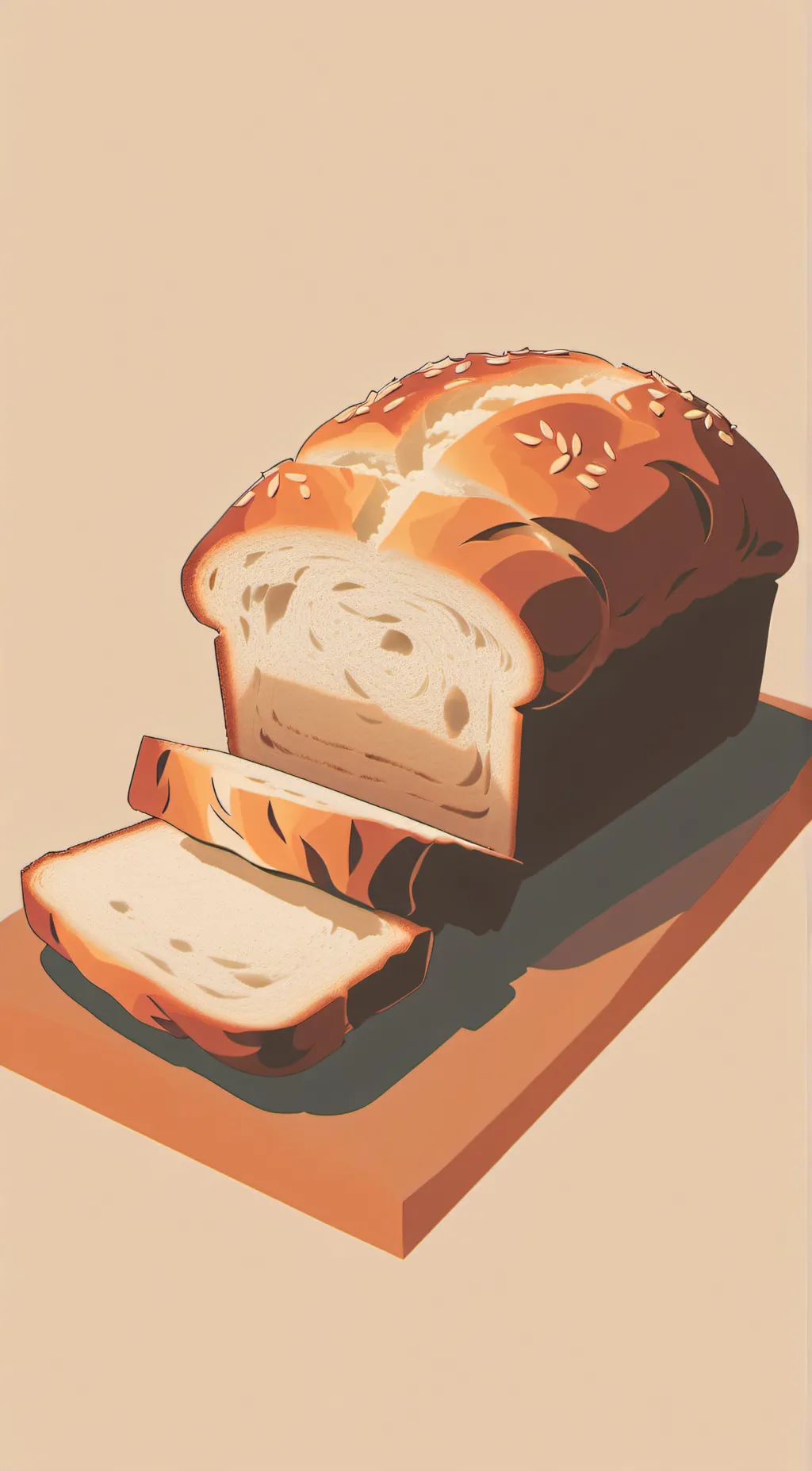 ai character: Bread background